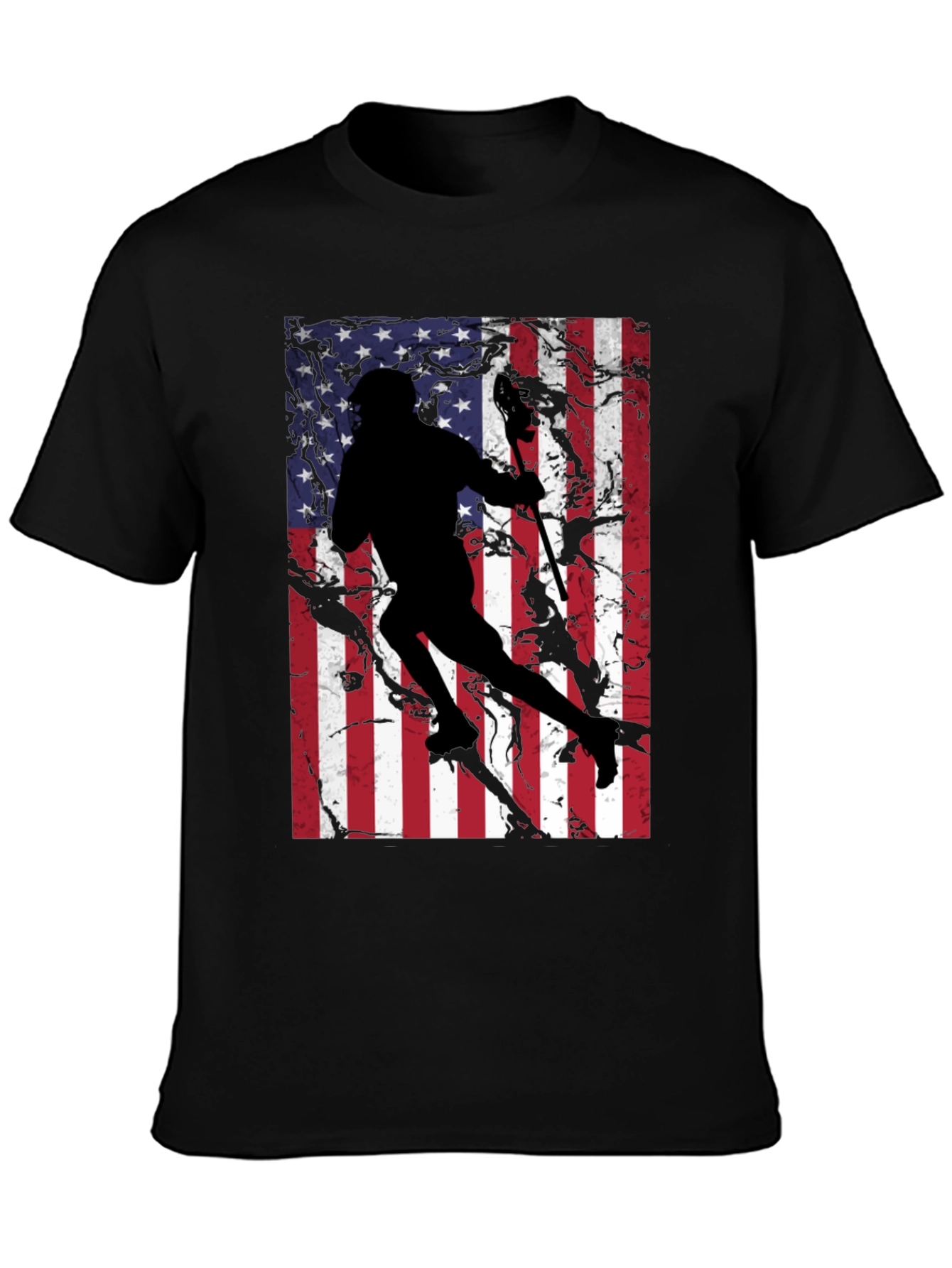 USA Lacrosse Player T-Shirt