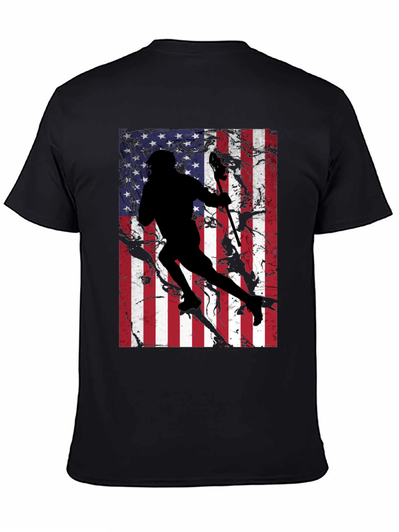 USA Lacrosse Player T-Shirt