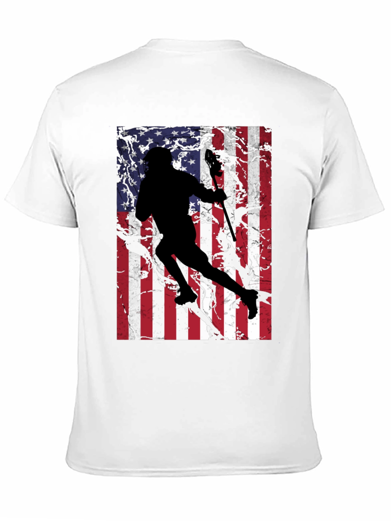 USA Lacrosse Player T-Shirt