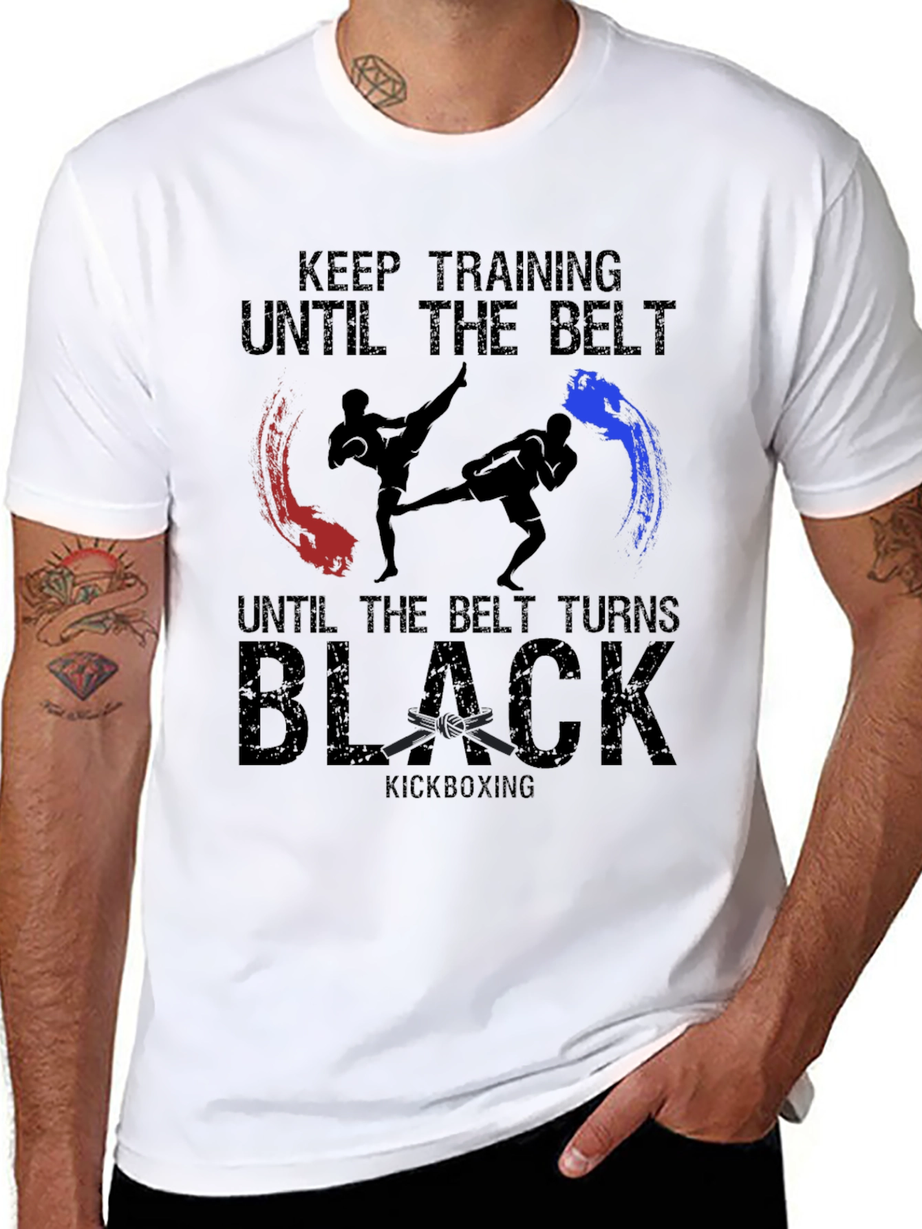 Kickboxing Black Belt Training T-Shirt