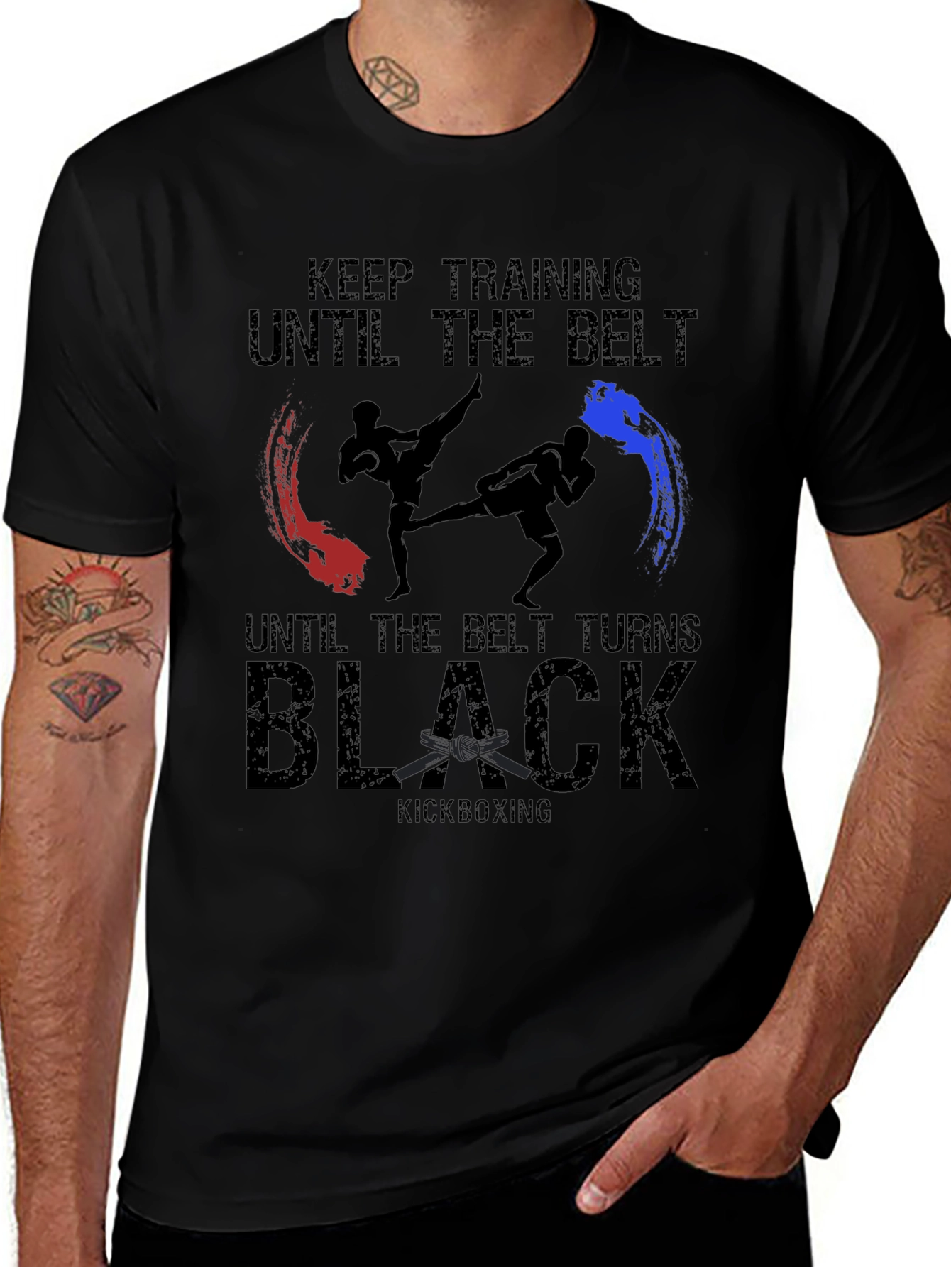 Kickboxing Black Belt Training T-Shirt