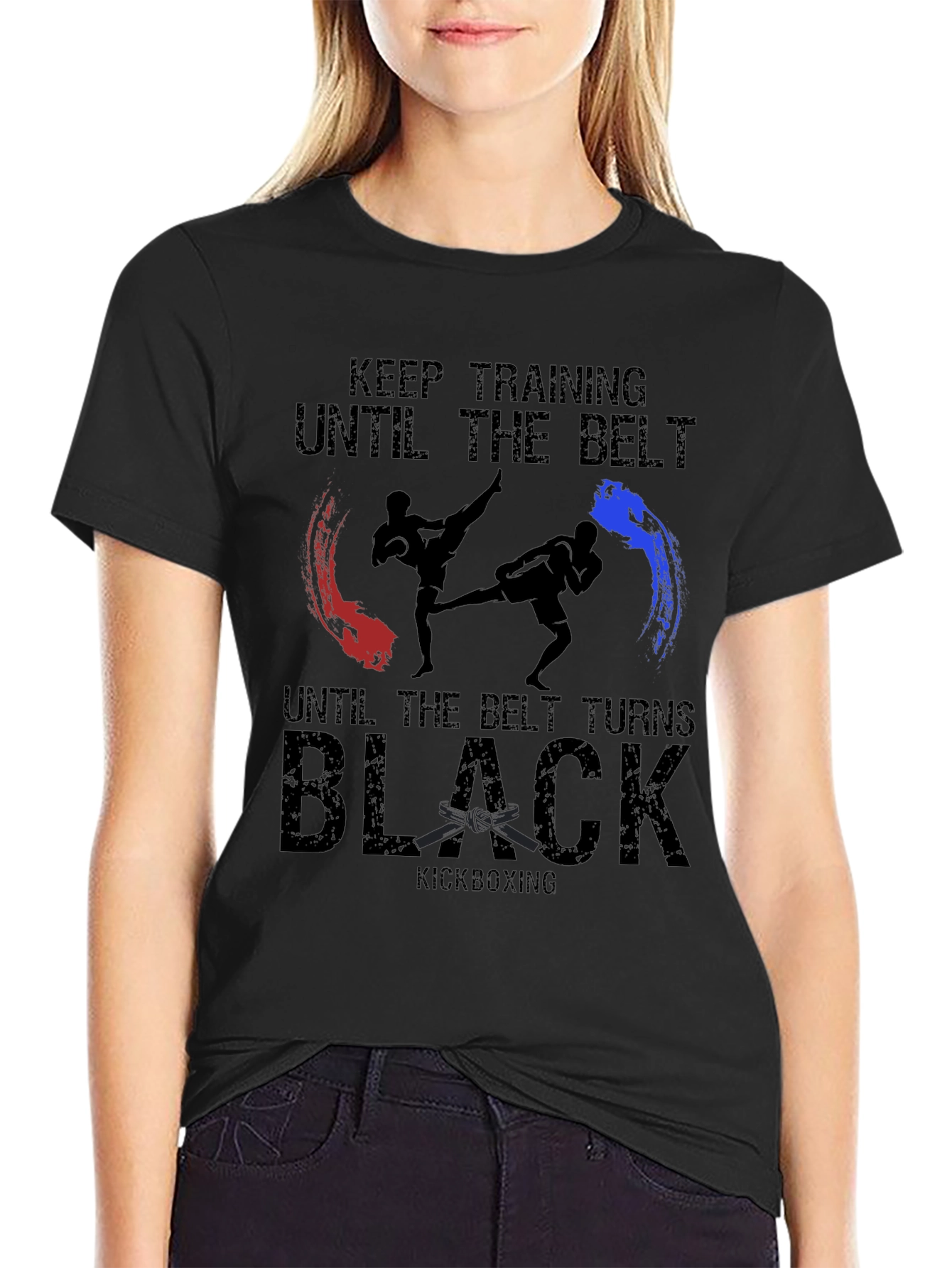 Kickboxing Black Belt Training T-Shirt