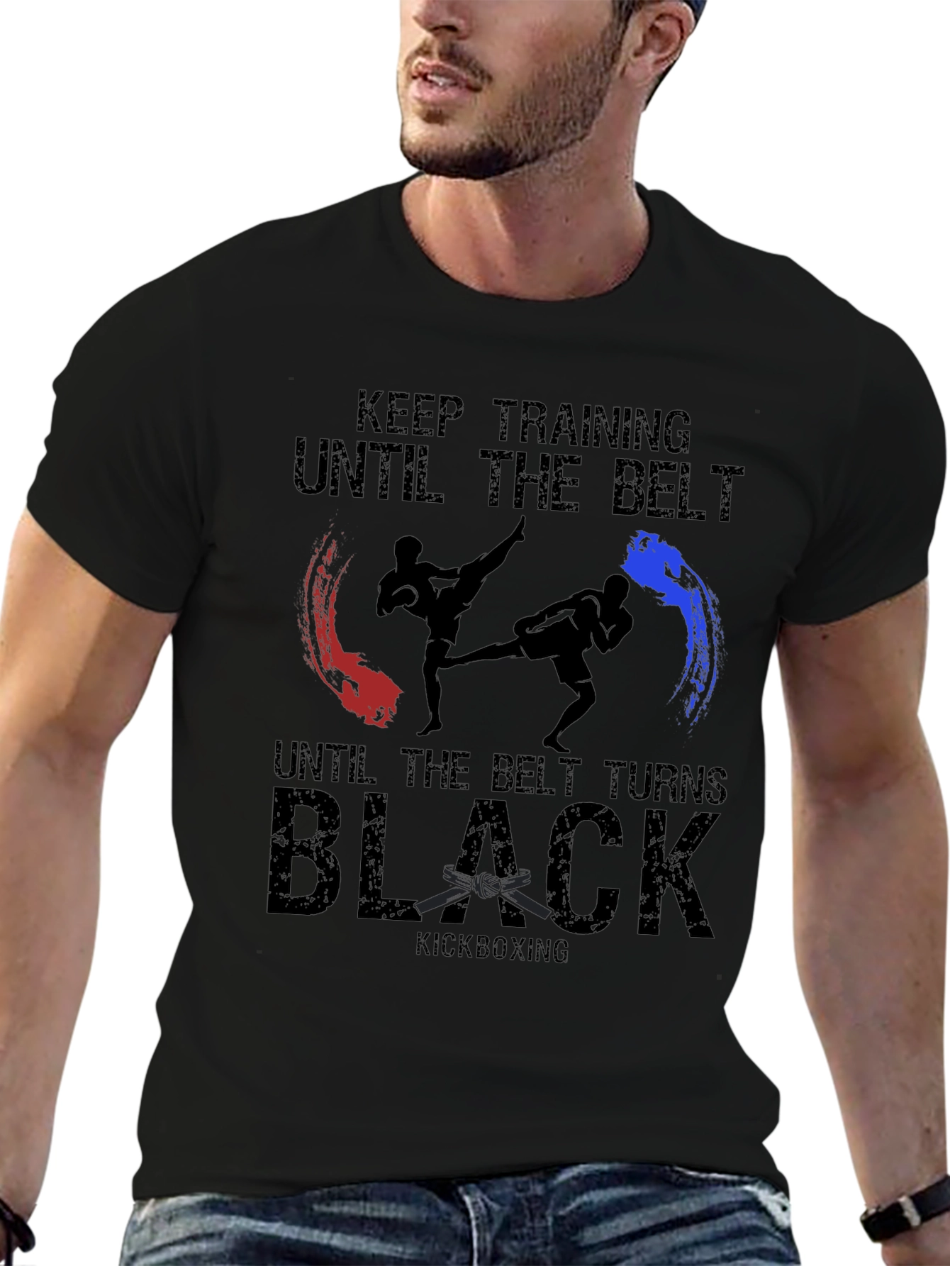 Kickboxing Black Belt Training T-Shirt