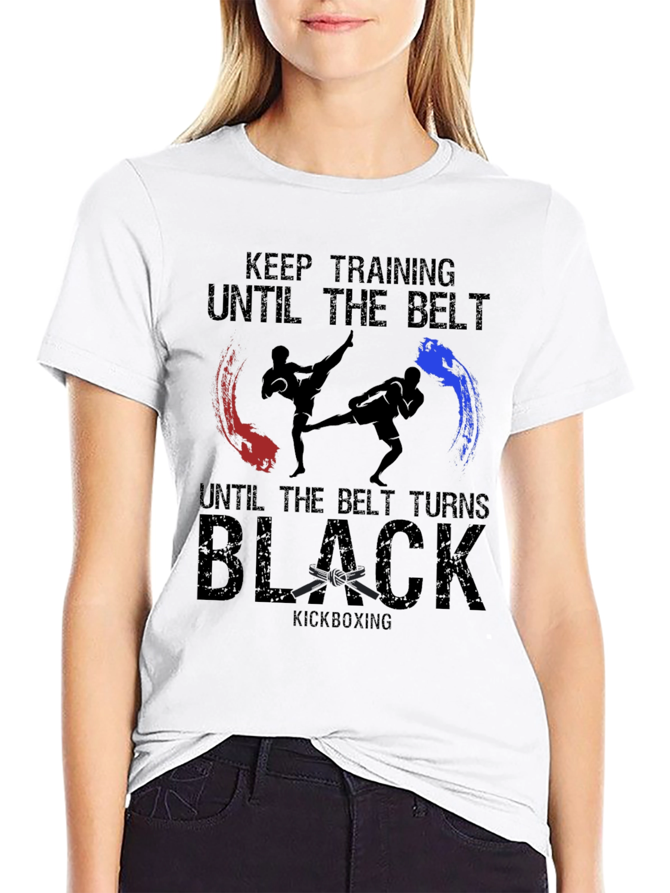 Kickboxing Black Belt Training T-Shirt