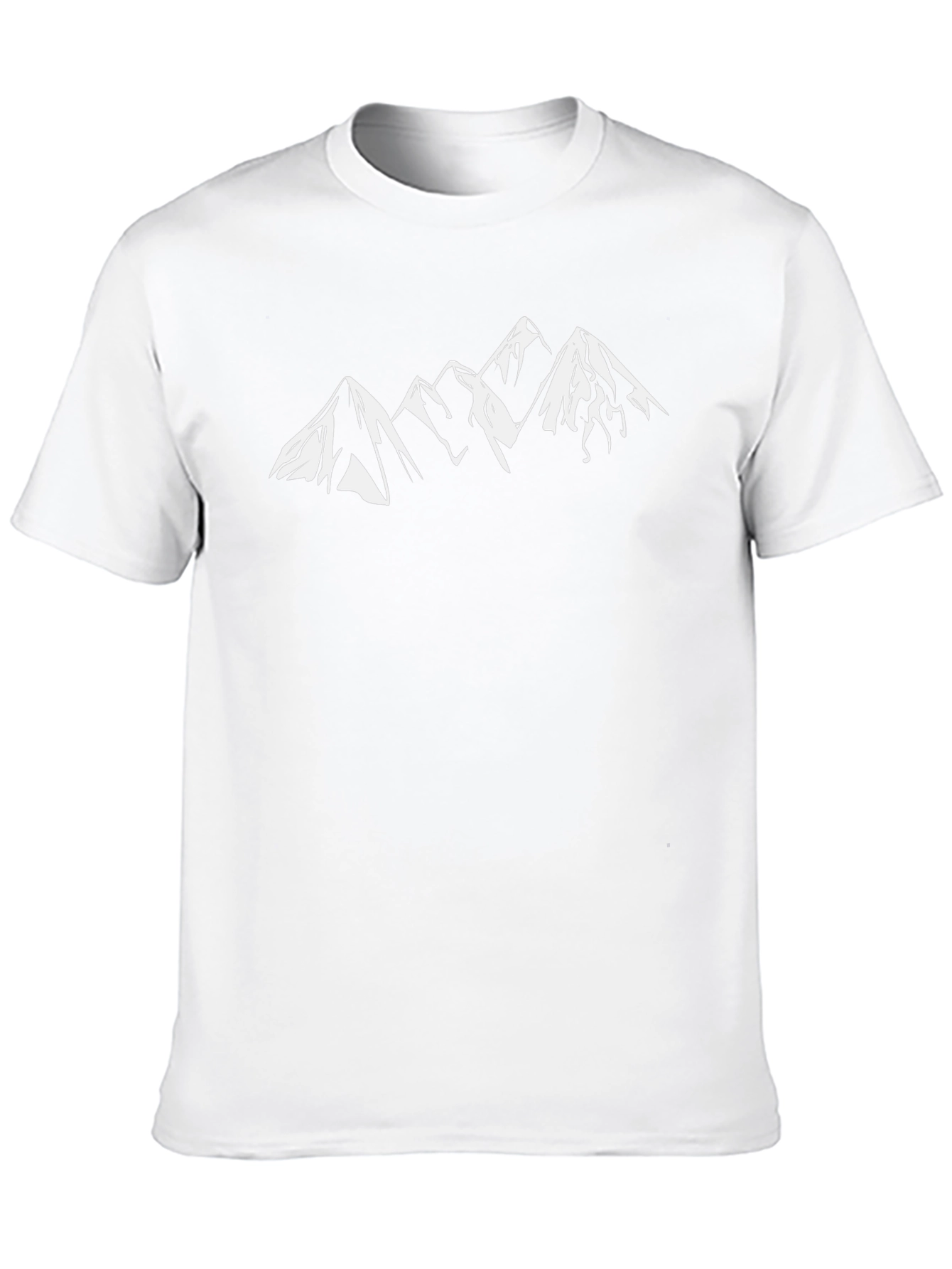 Mountain Graphic Black T-Shirt for Men