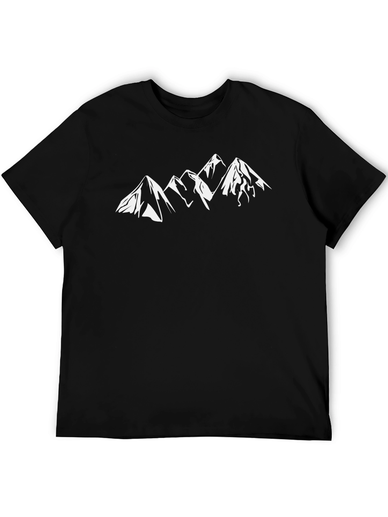 Mountain Graphic Black T-Shirt for Men