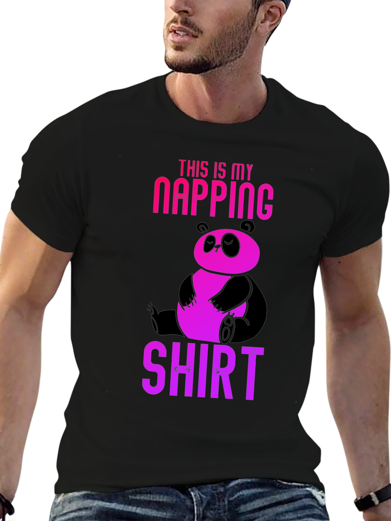 Napping Panda T-Shirt - Cute & Comfy Sleepwear