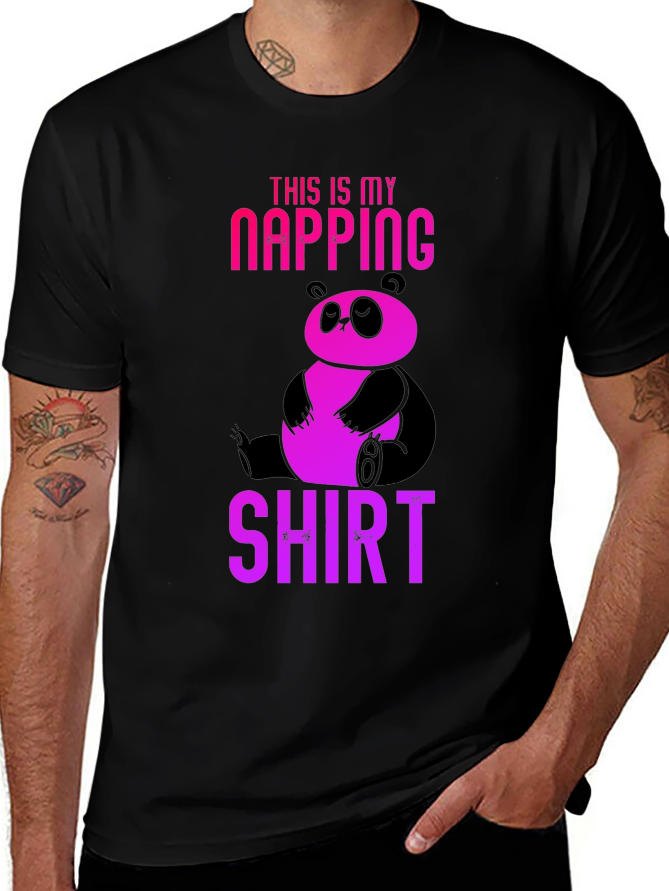 Napping Panda T-Shirt - Cute & Comfy Sleepwear