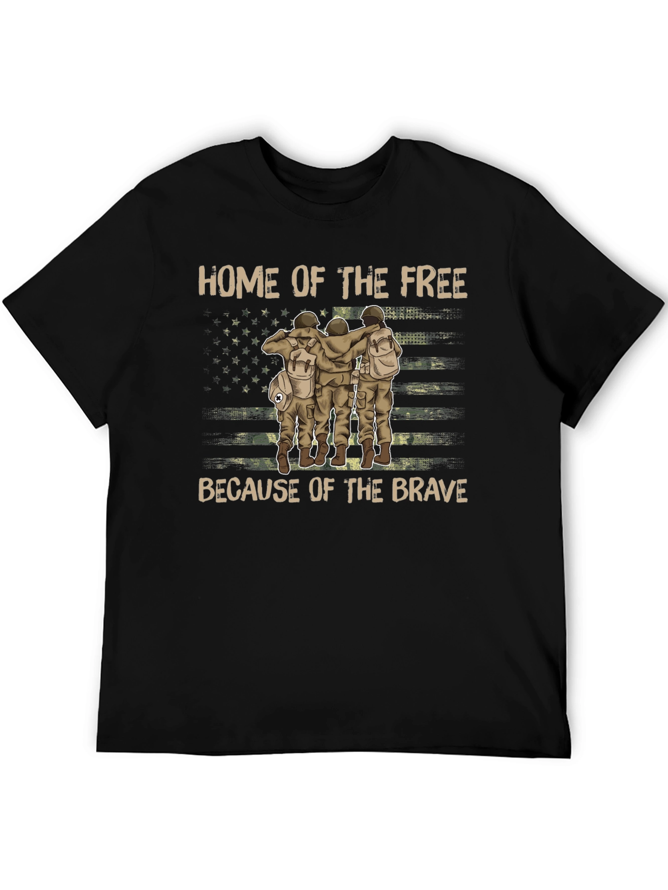 Home of the Free Mens Graphic Tee