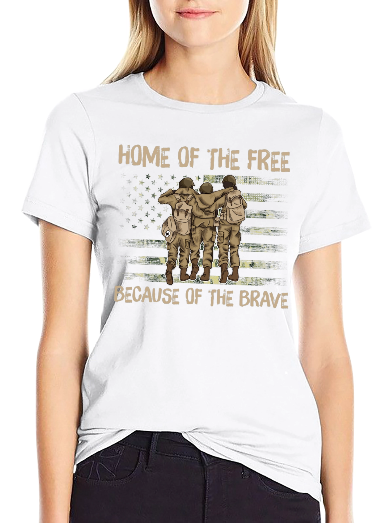 Home of the Free Mens Graphic Tee