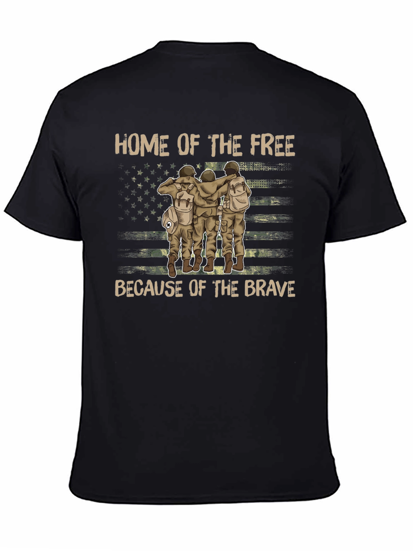 Home of the Free Mens Graphic Tee
