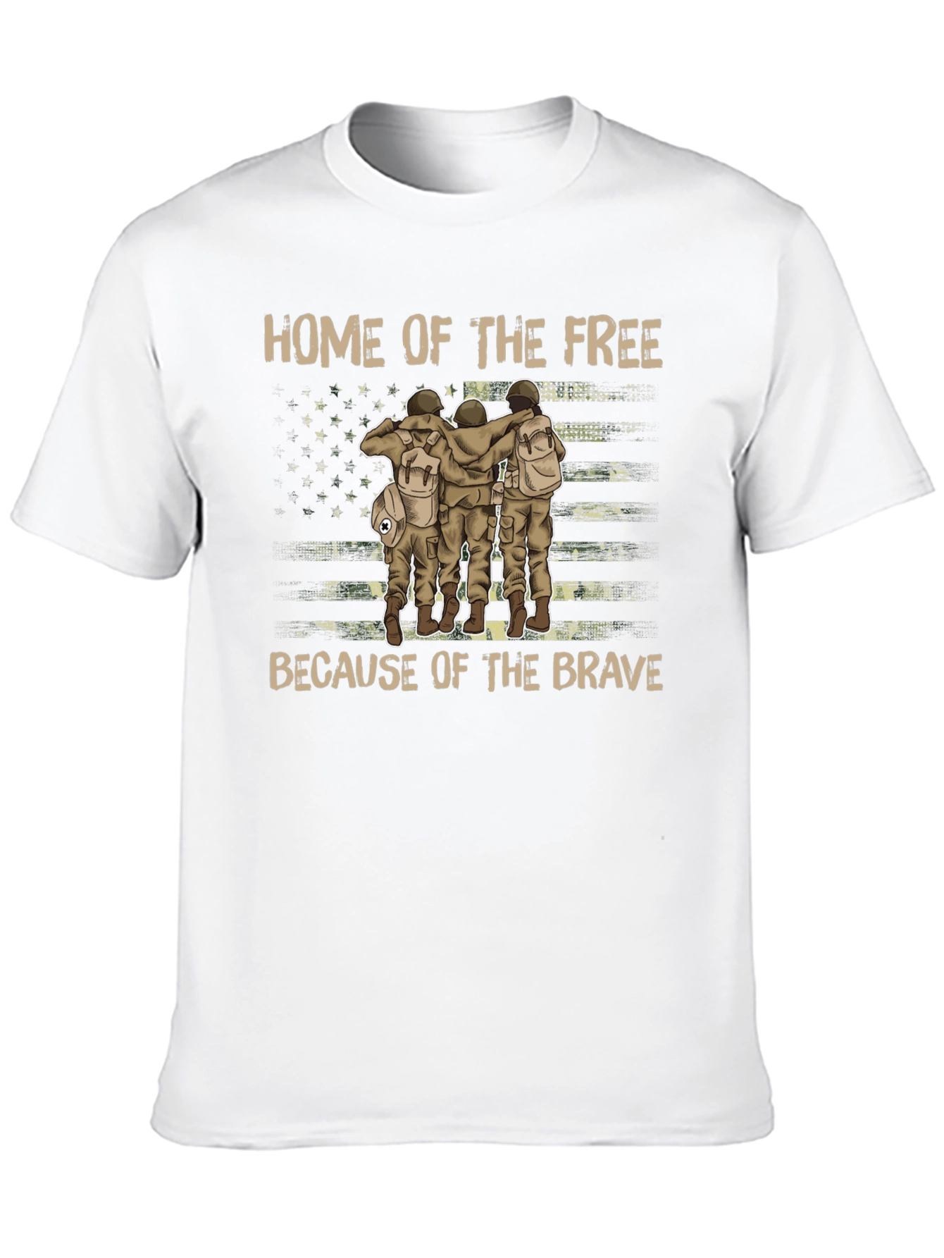 Home of the Free Mens Graphic Tee