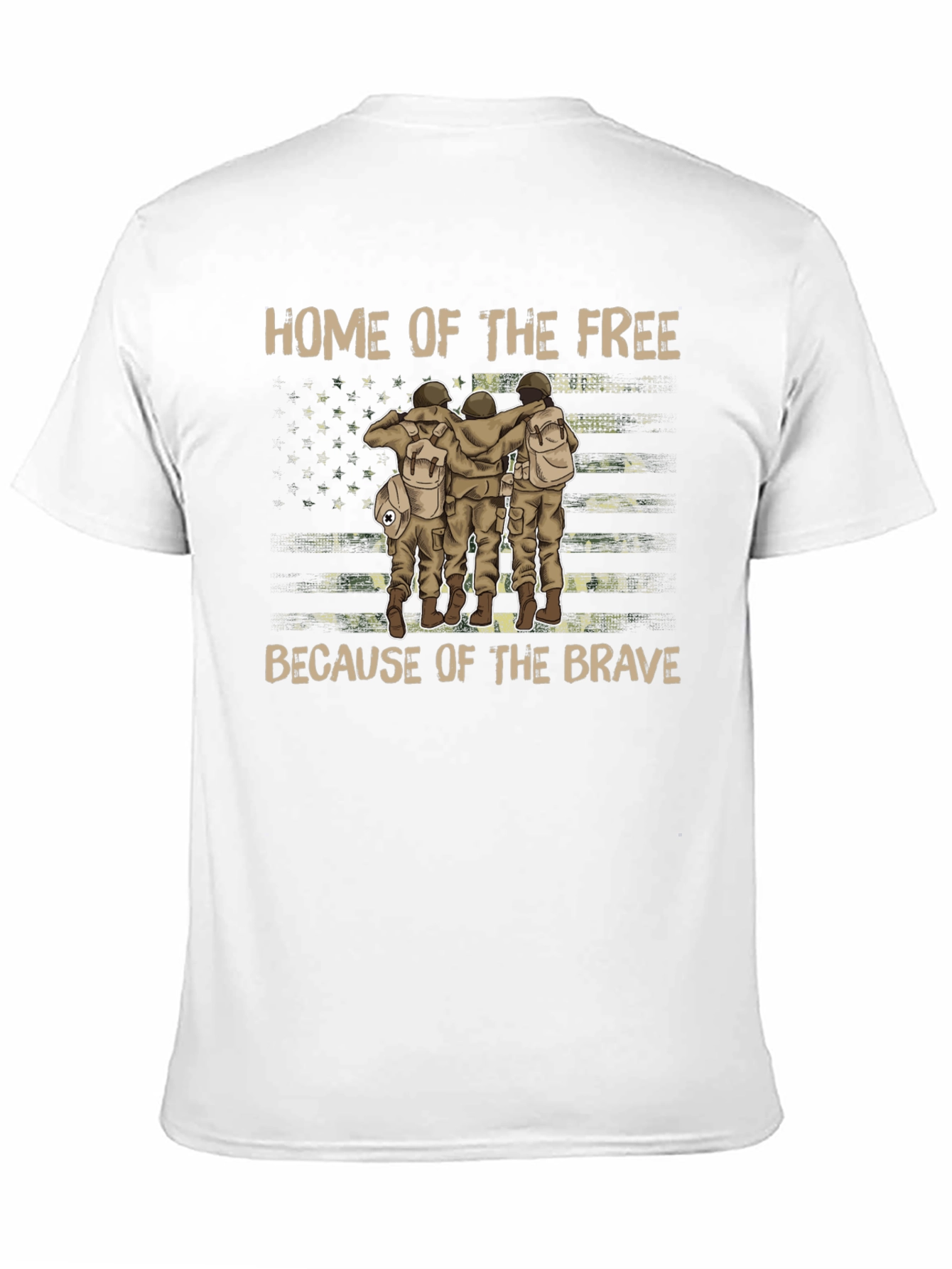 Home of the Free Mens Graphic Tee