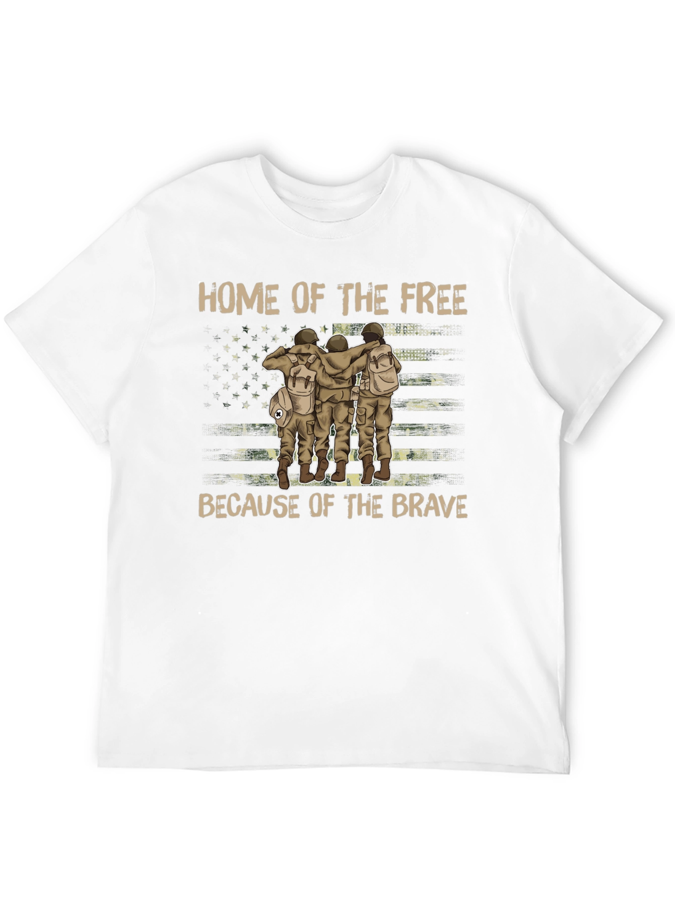 Home of the Free Mens Graphic Tee