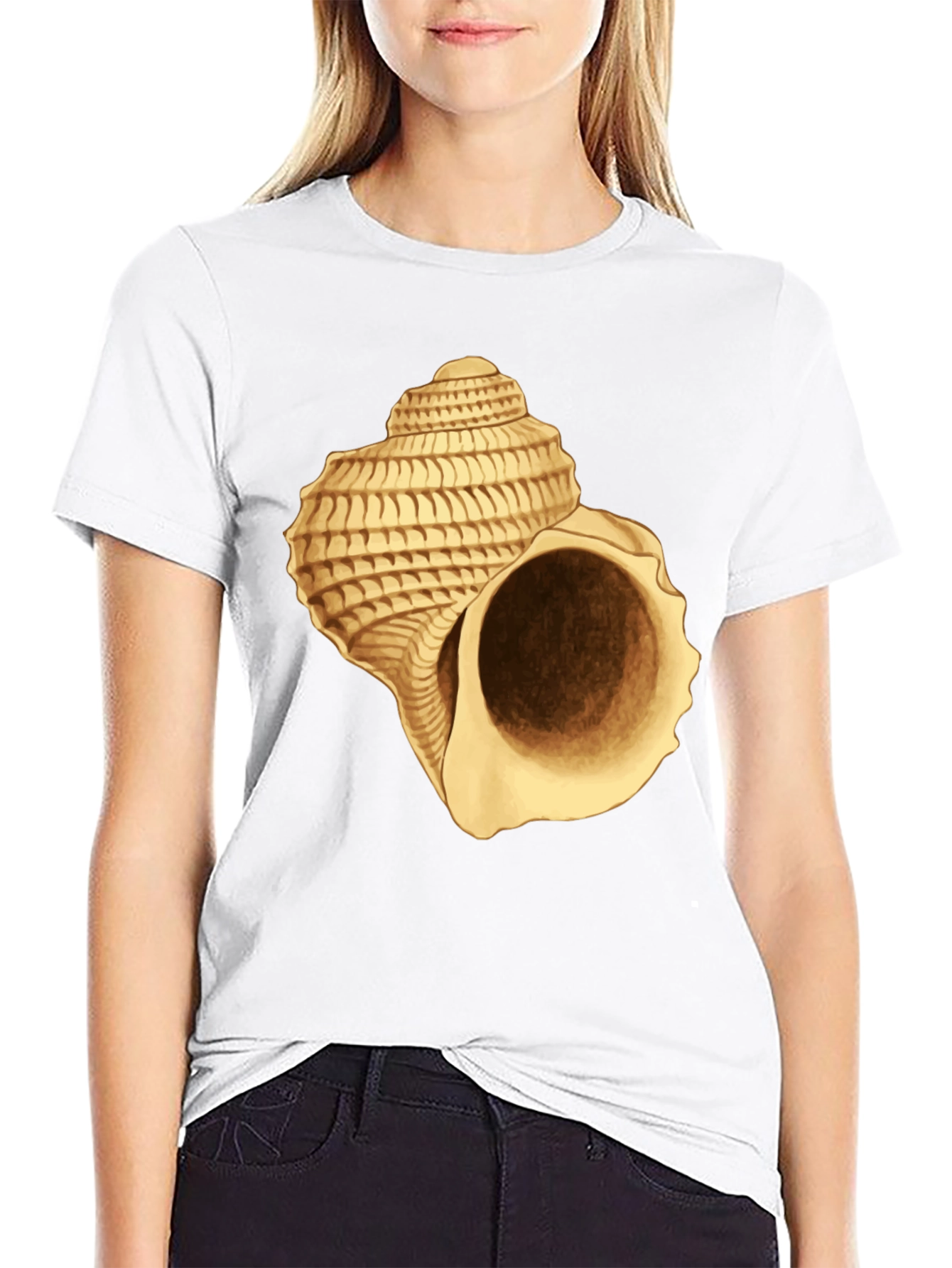 Nautical Shell Graphic Tee - Stylish Comfort
