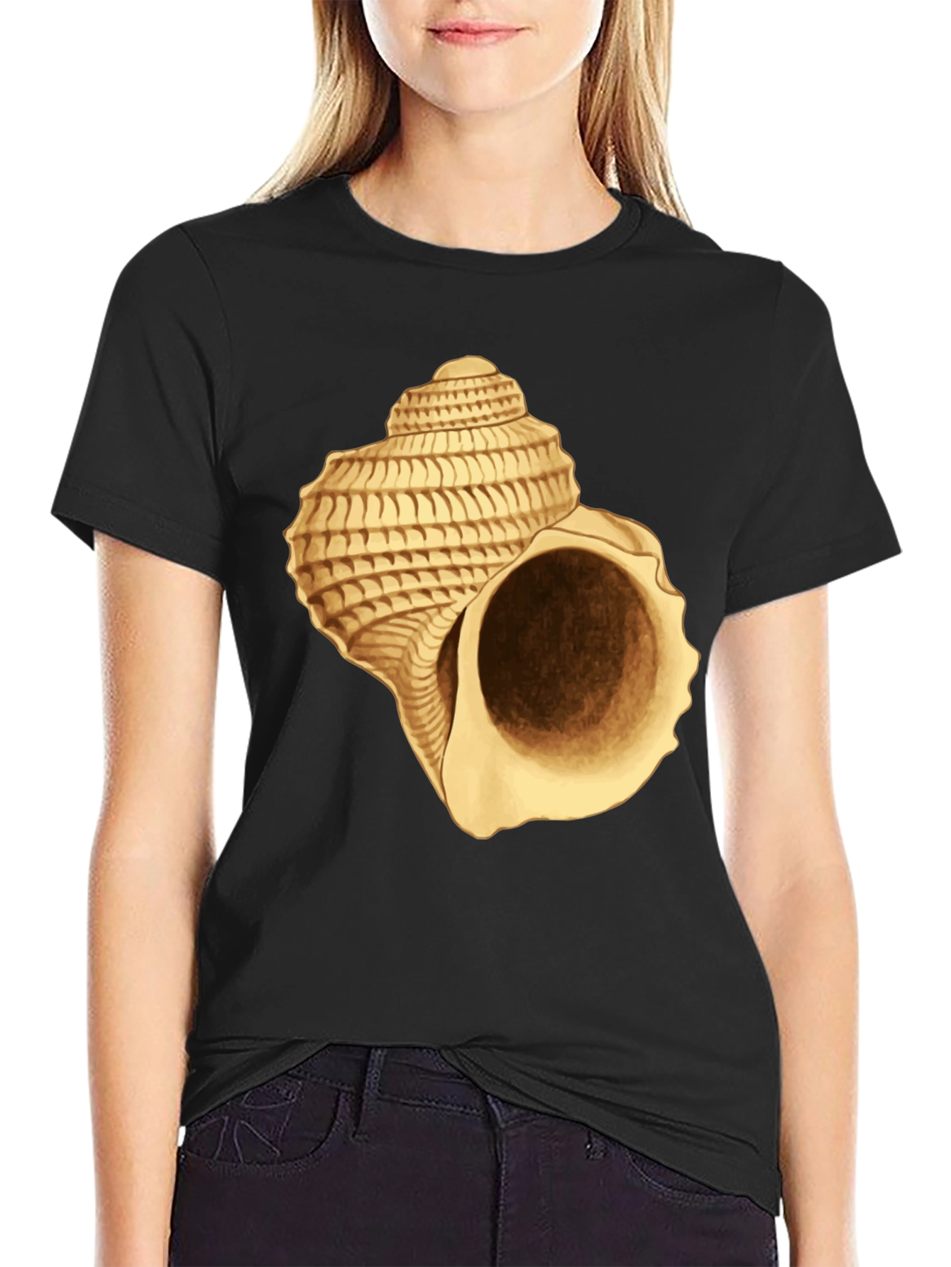 Nautical Shell Graphic Tee - Stylish Comfort