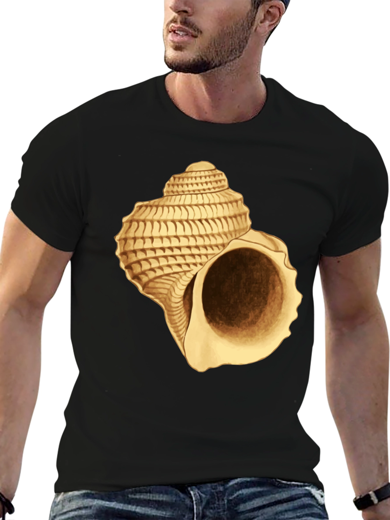 Nautical Shell Graphic Tee - Stylish Comfort