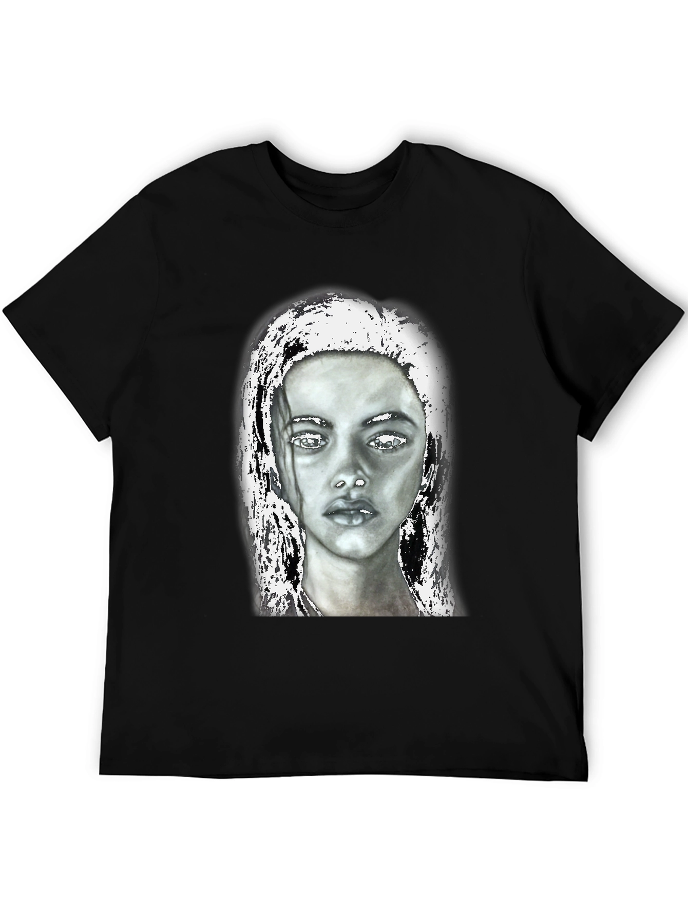 Black Graphic Tee - Portrait