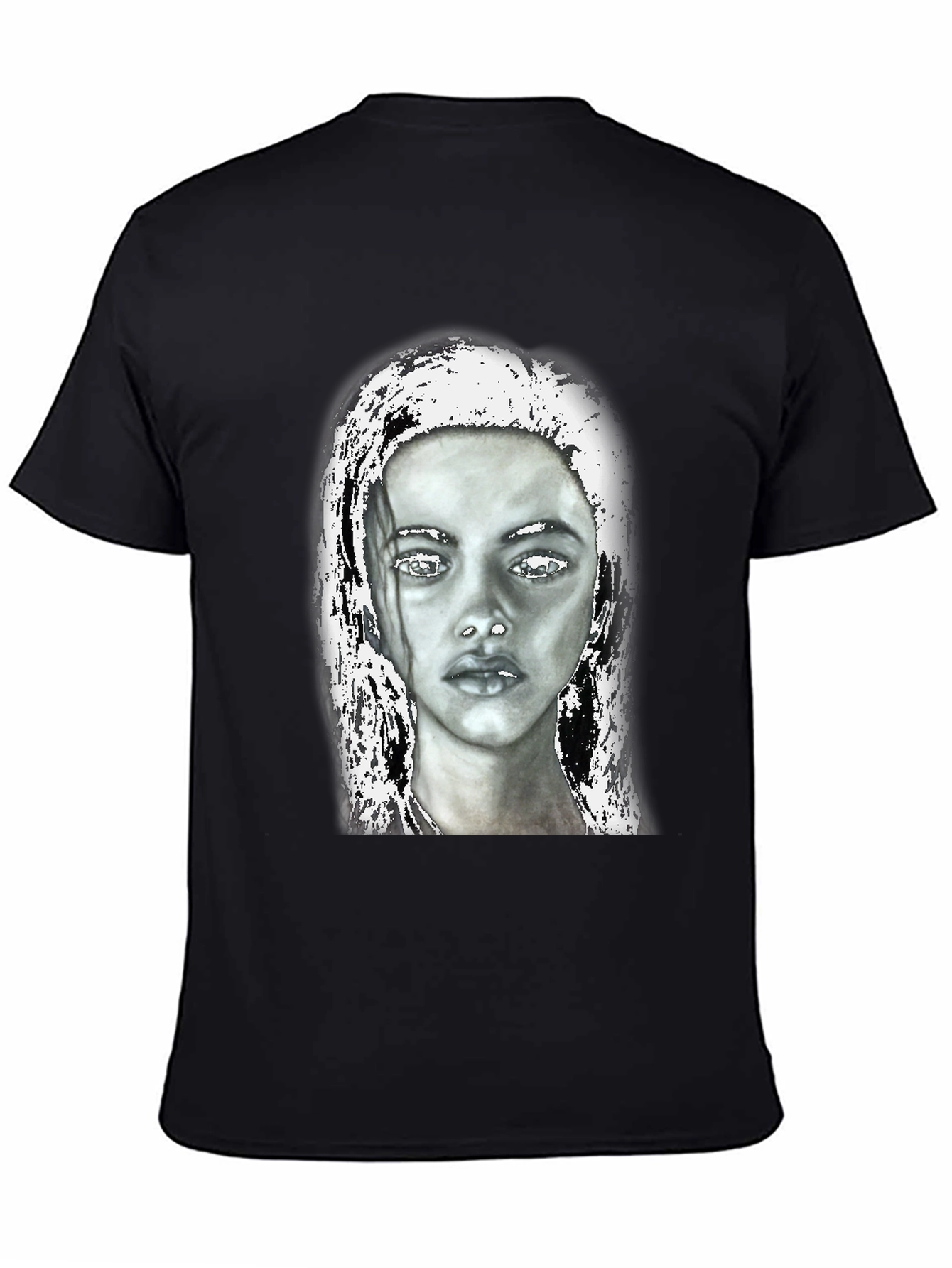 Black Graphic Tee - Portrait