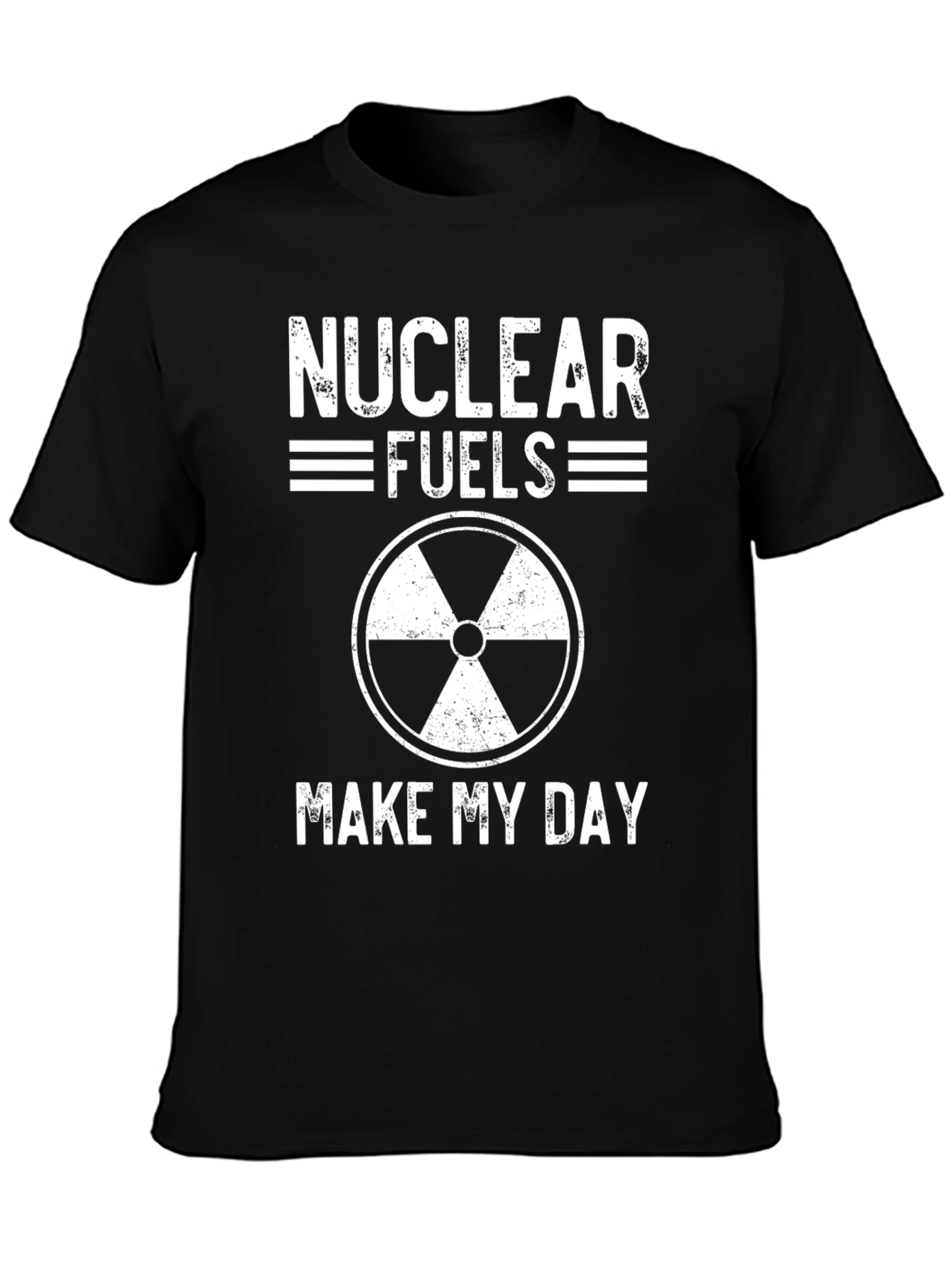Nuclear Fuels Make My Day Graphic Tee - Black