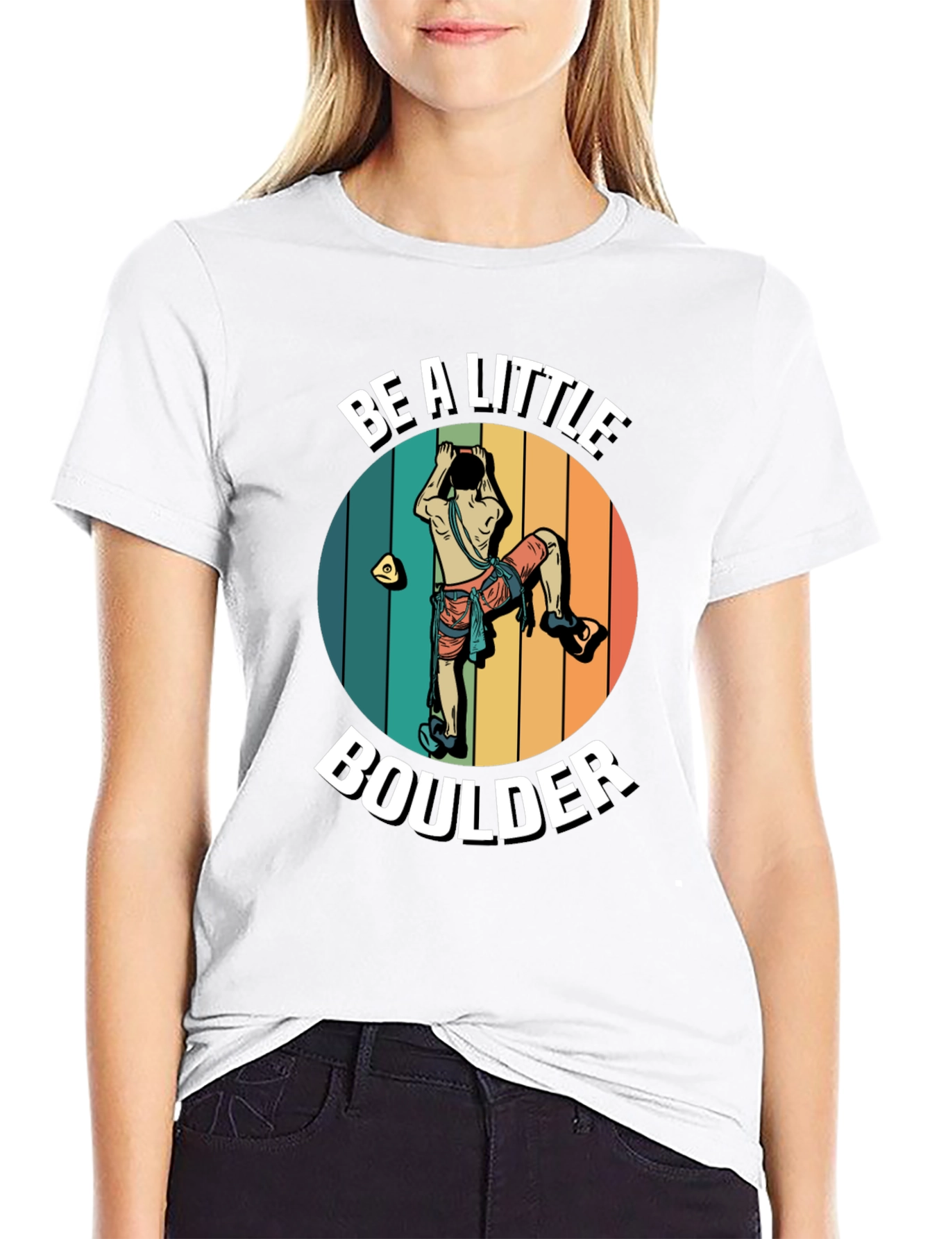 Be A Little Boulder Rock Climbing T-Shirt