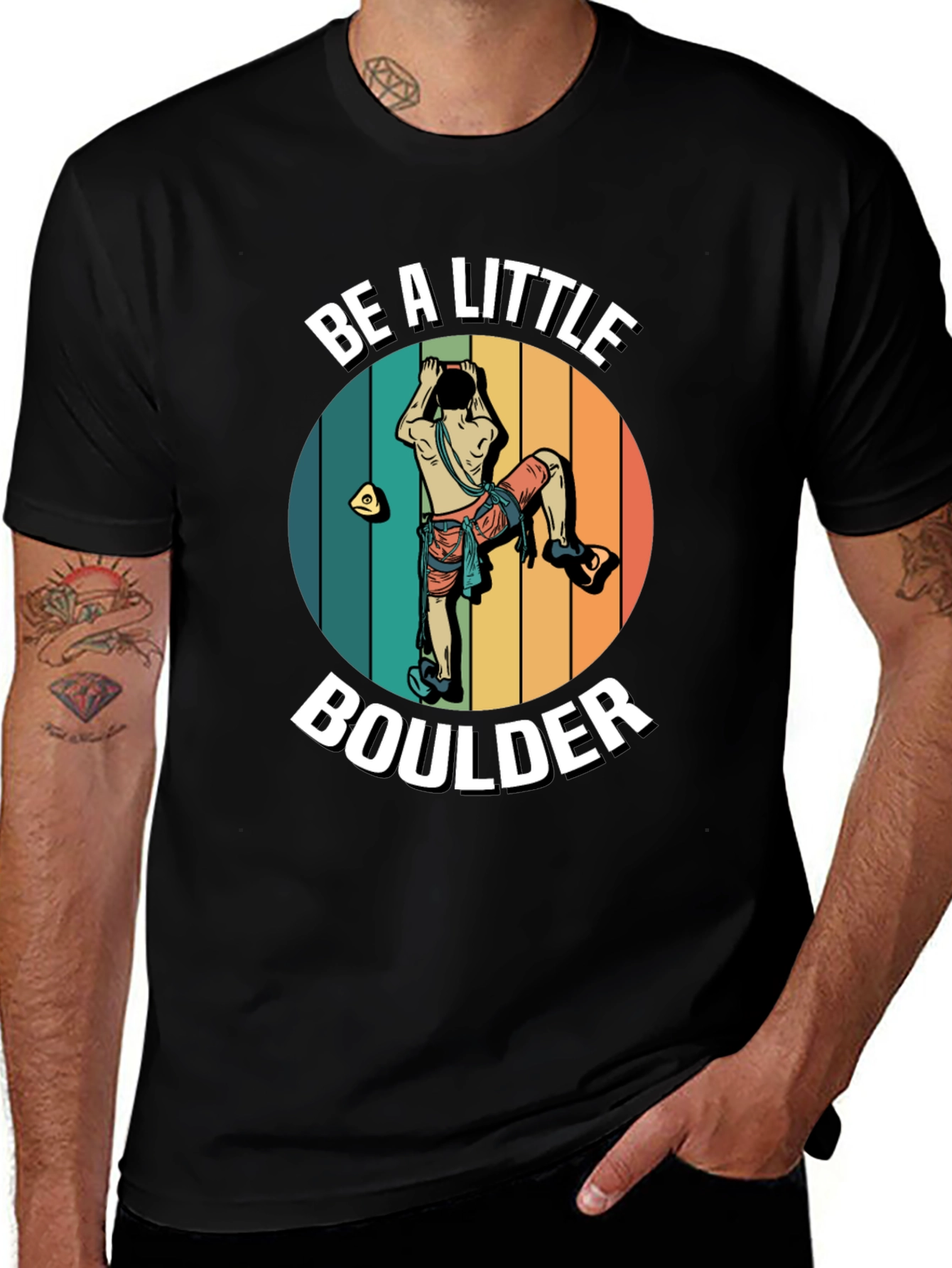 Be A Little Boulder Rock Climbing T-Shirt