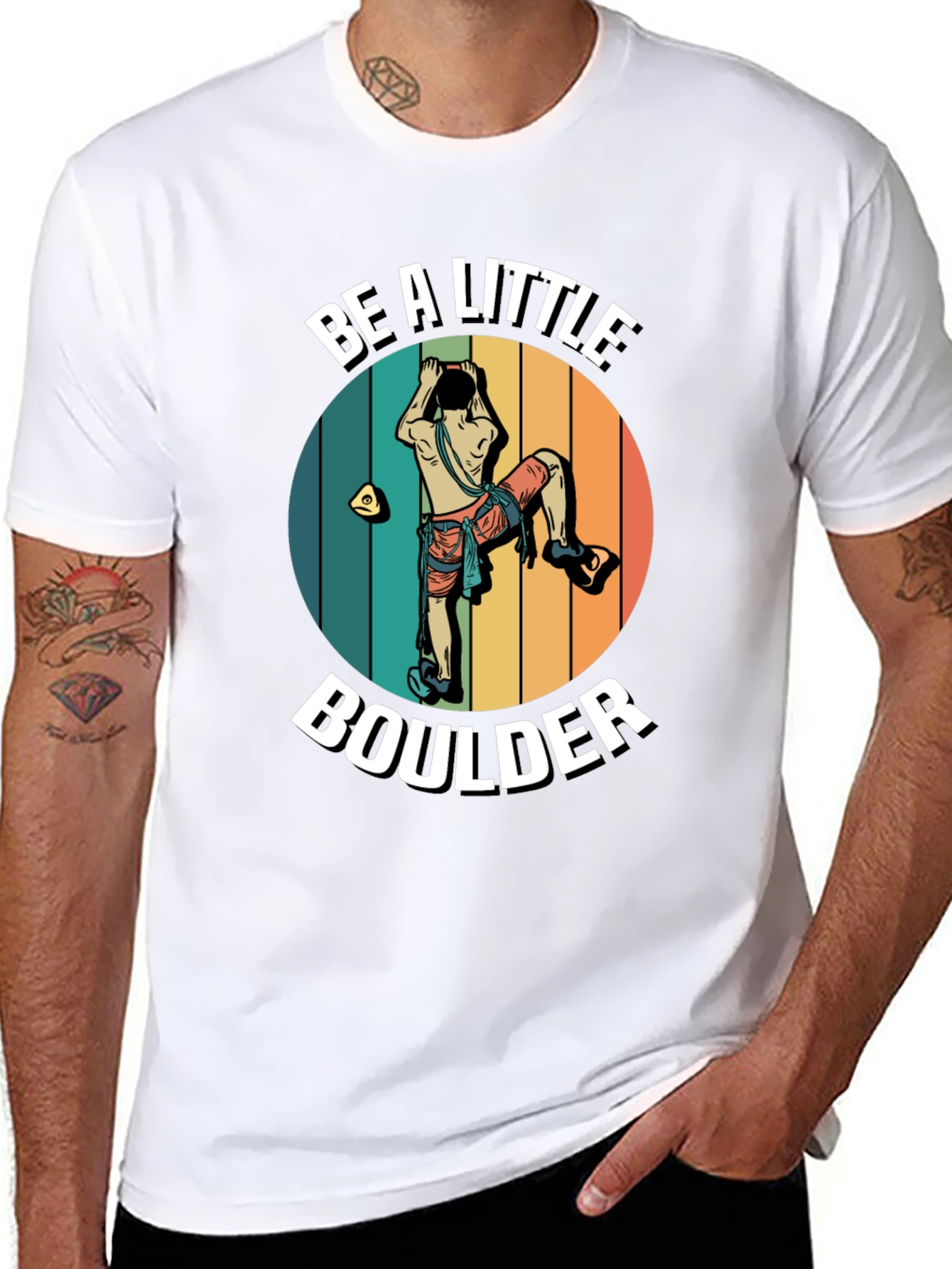 Be A Little Boulder Rock Climbing T-Shirt