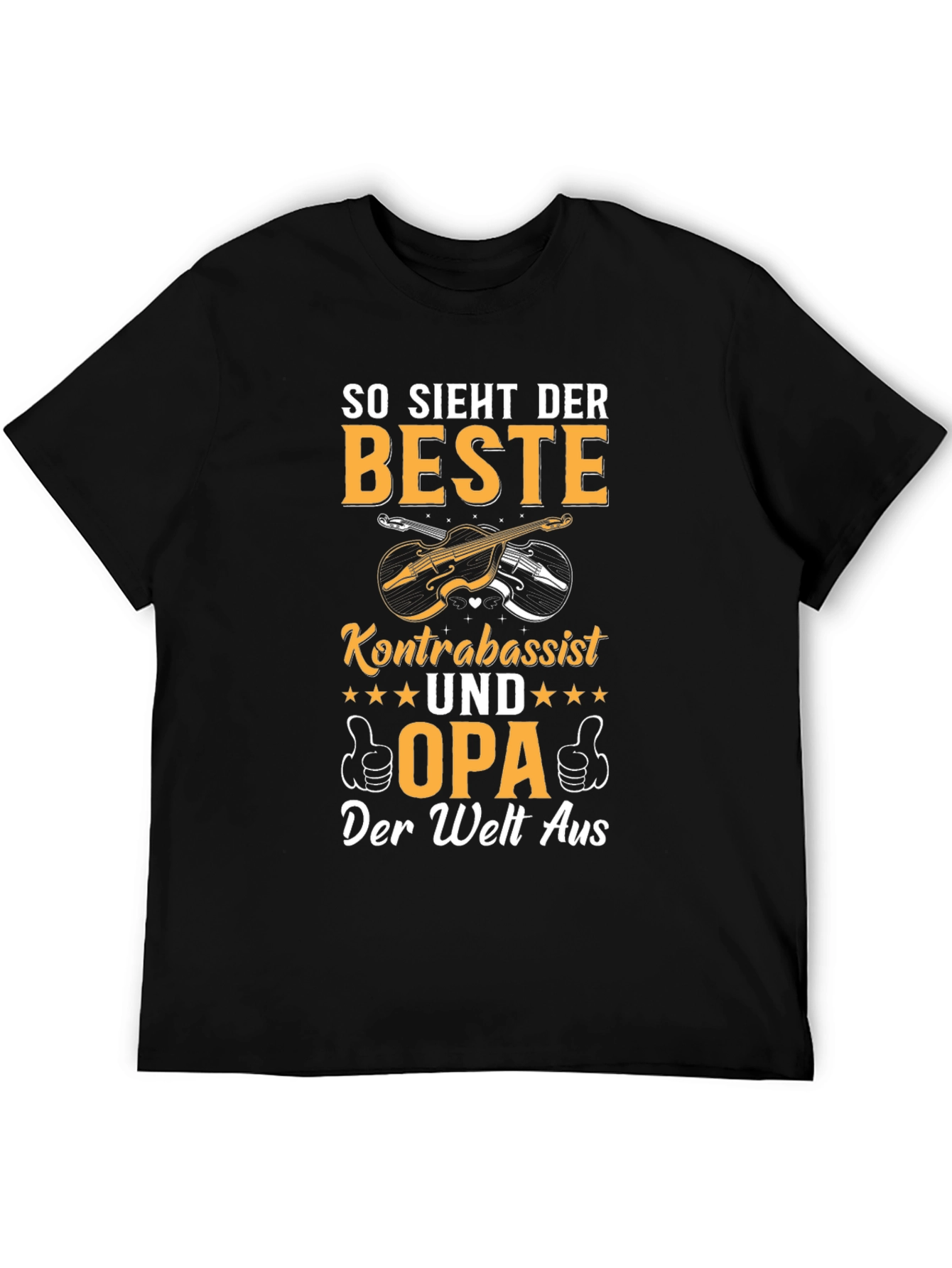 Best Kontrabassist Grandpa T-Shirt - Unique Gift