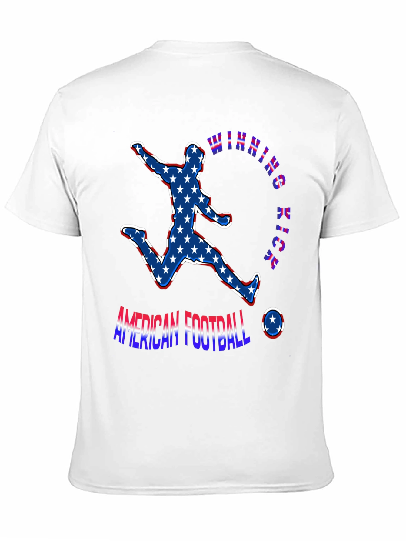 American Football Winning Kick Patriotic T-Shirt