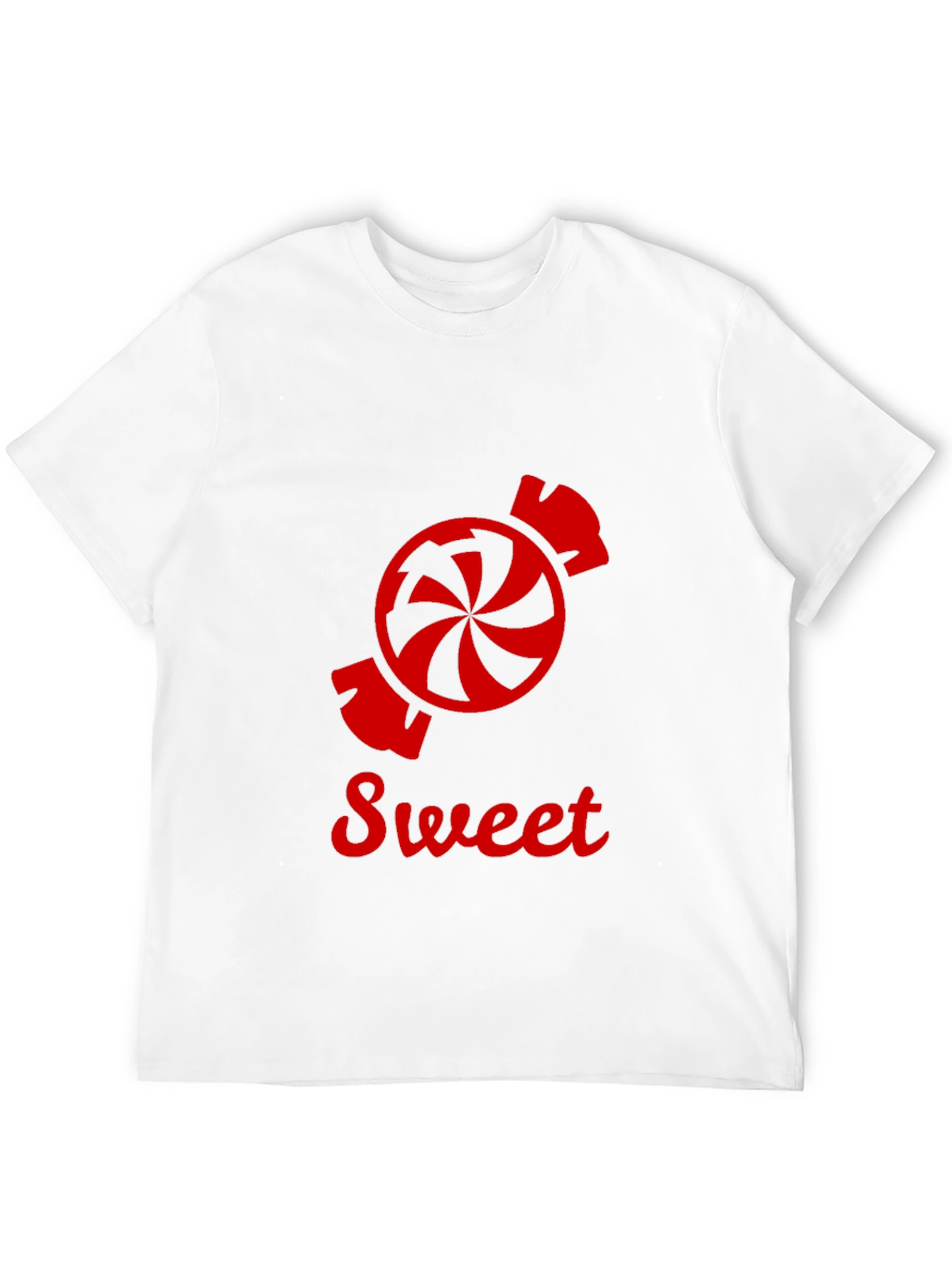 Sweet Candy Graphic Tee - Black Cotton T-Shirt