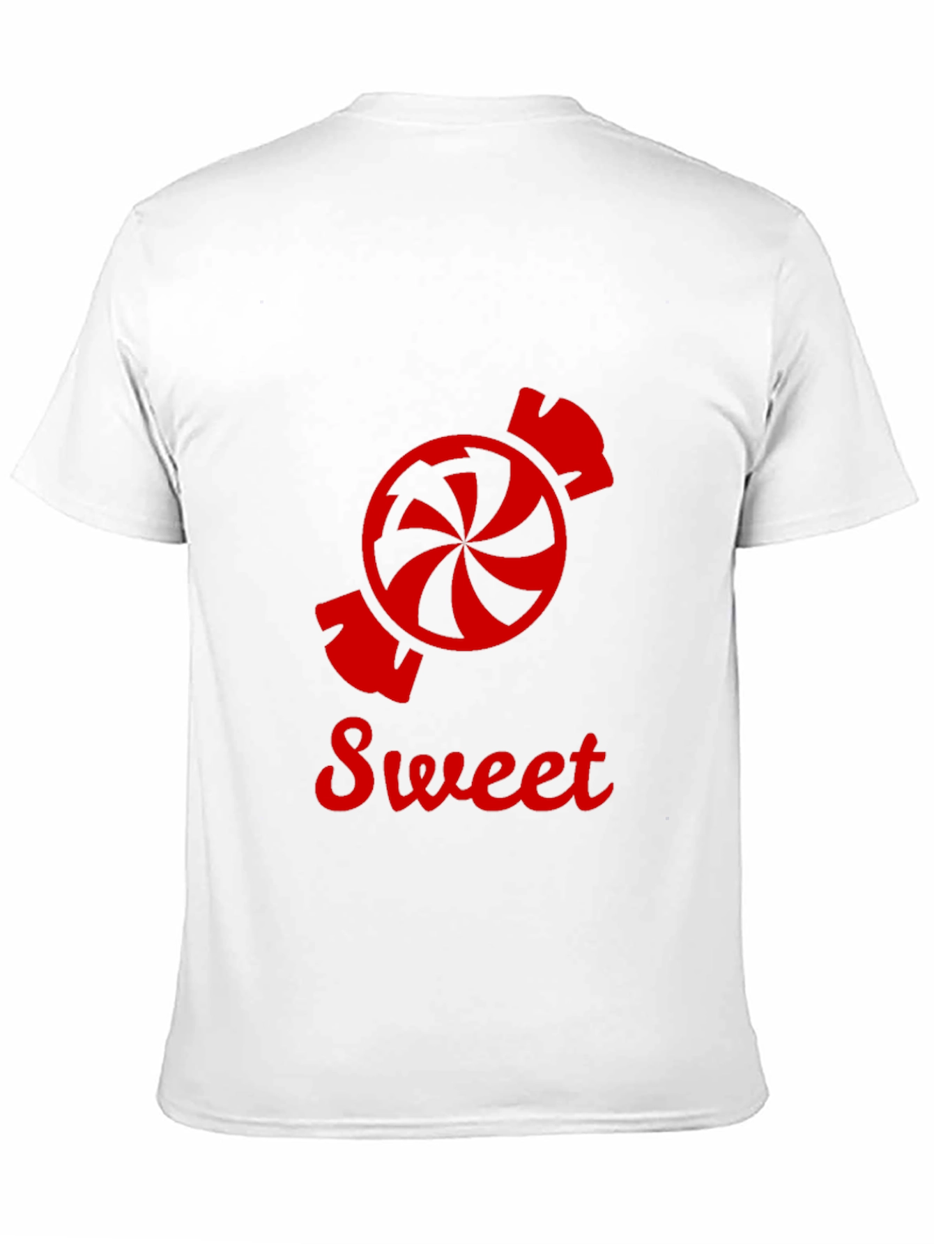 Sweet Candy Graphic Tee - Black Cotton T-Shirt