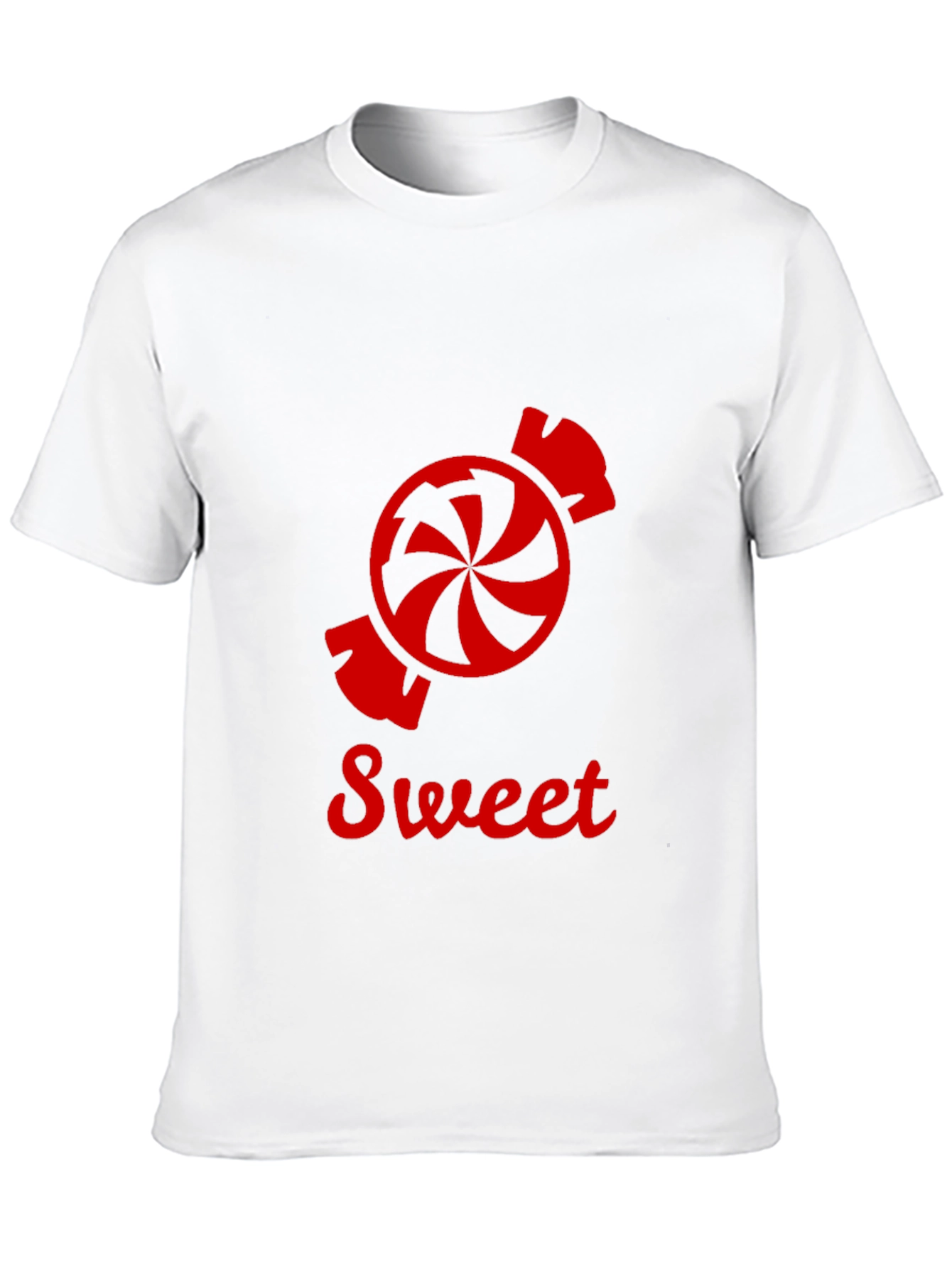 Sweet Candy Graphic Tee - Black Cotton T-Shirt