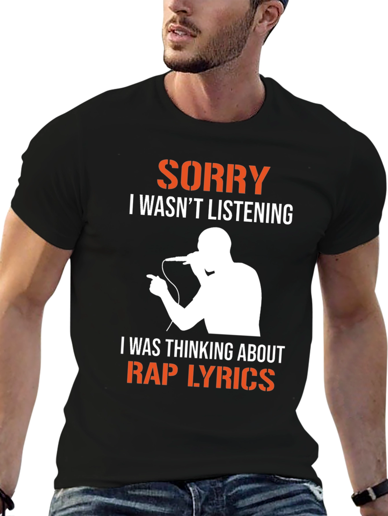 Rap Lyrics T-Shirt - Funny Musician Tee