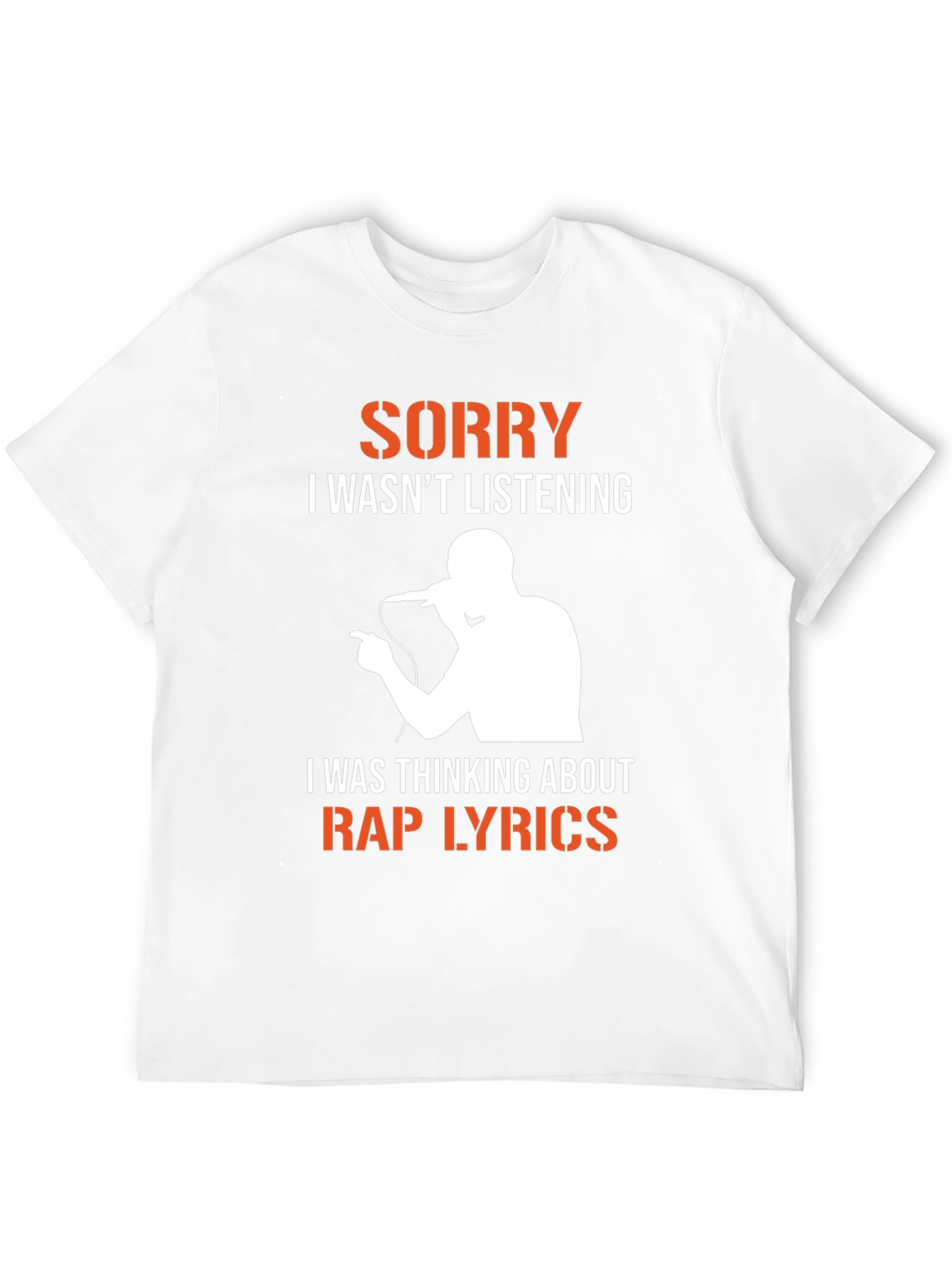 Rap Lyrics T-Shirt - Funny Musician Tee