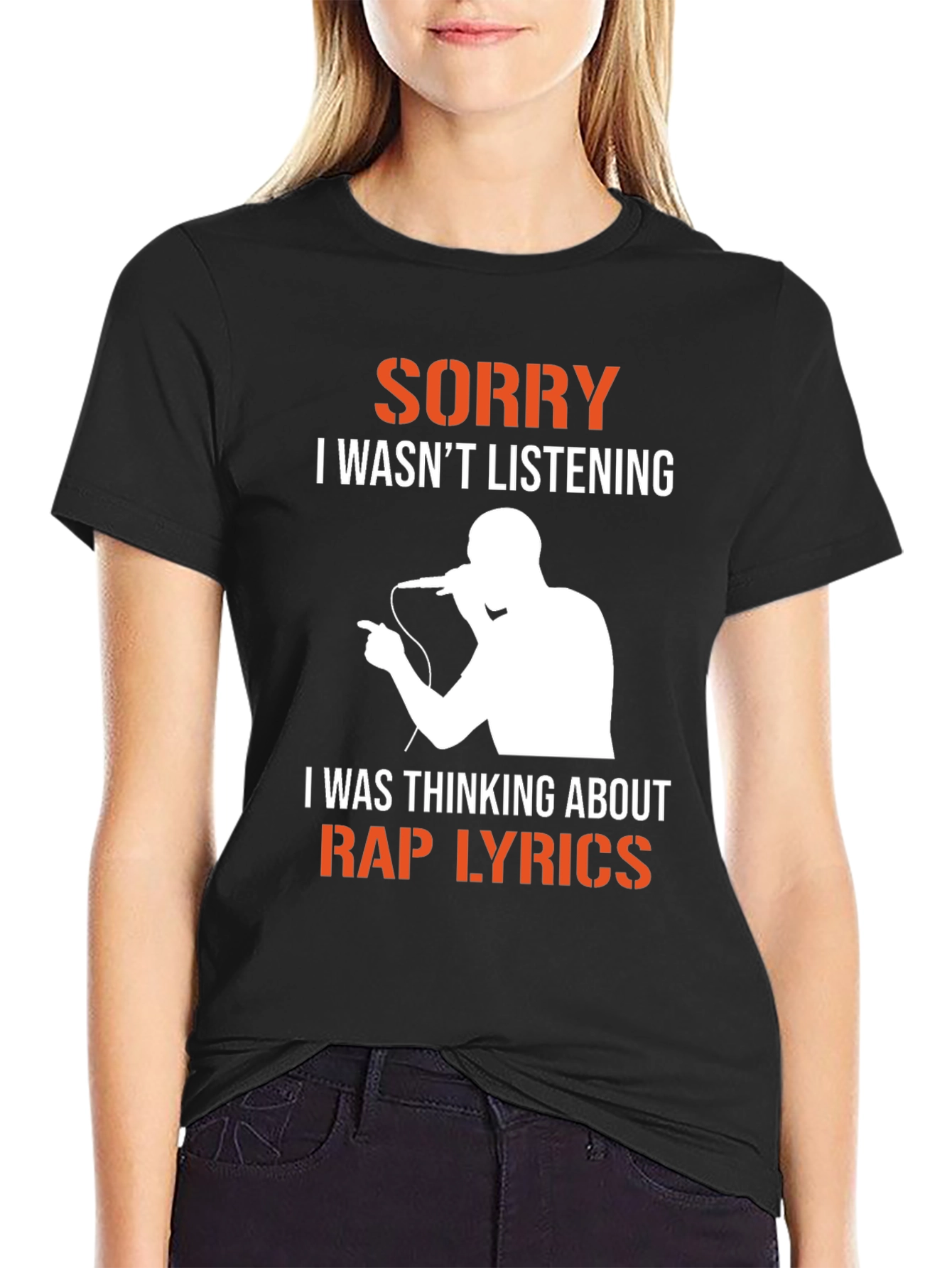 Rap Lyrics T-Shirt - Funny Musician Tee