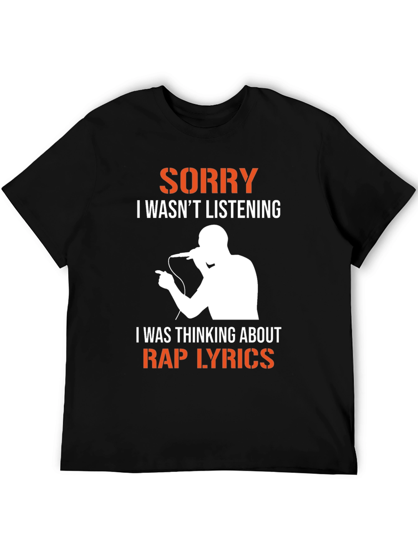 Rap Lyrics T-Shirt - Funny Musician Tee