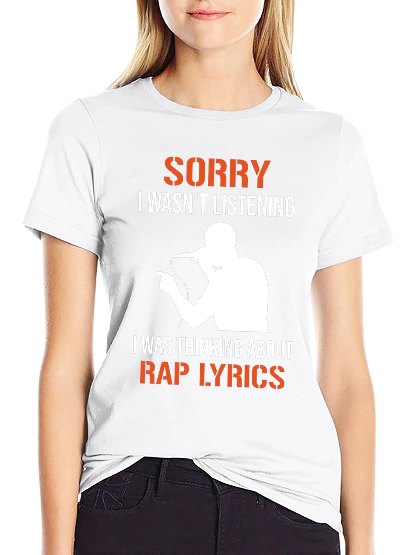 Rap Lyrics T-Shirt - Funny Musician Tee