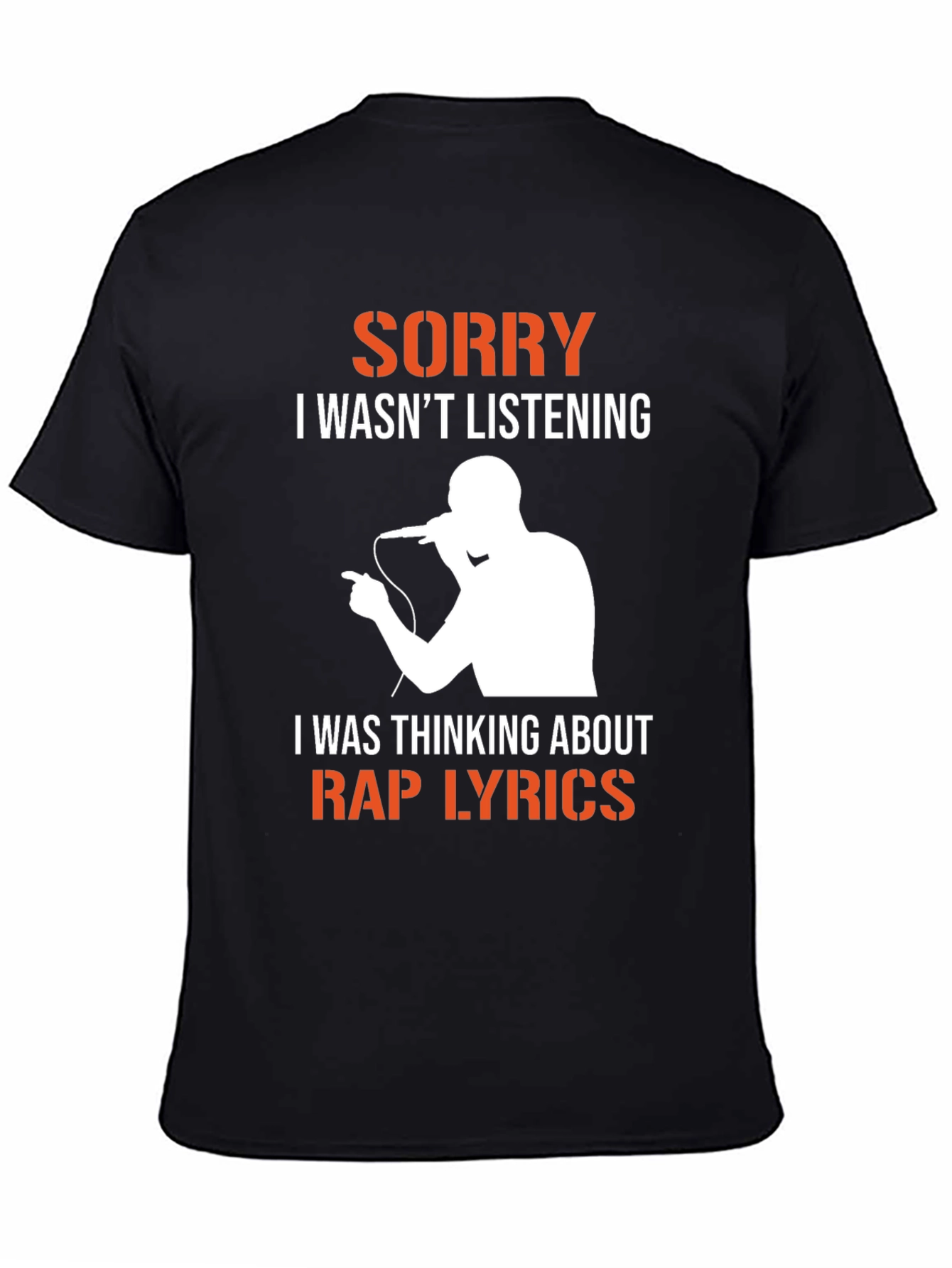 Rap Lyrics T-Shirt - Funny Musician Tee
