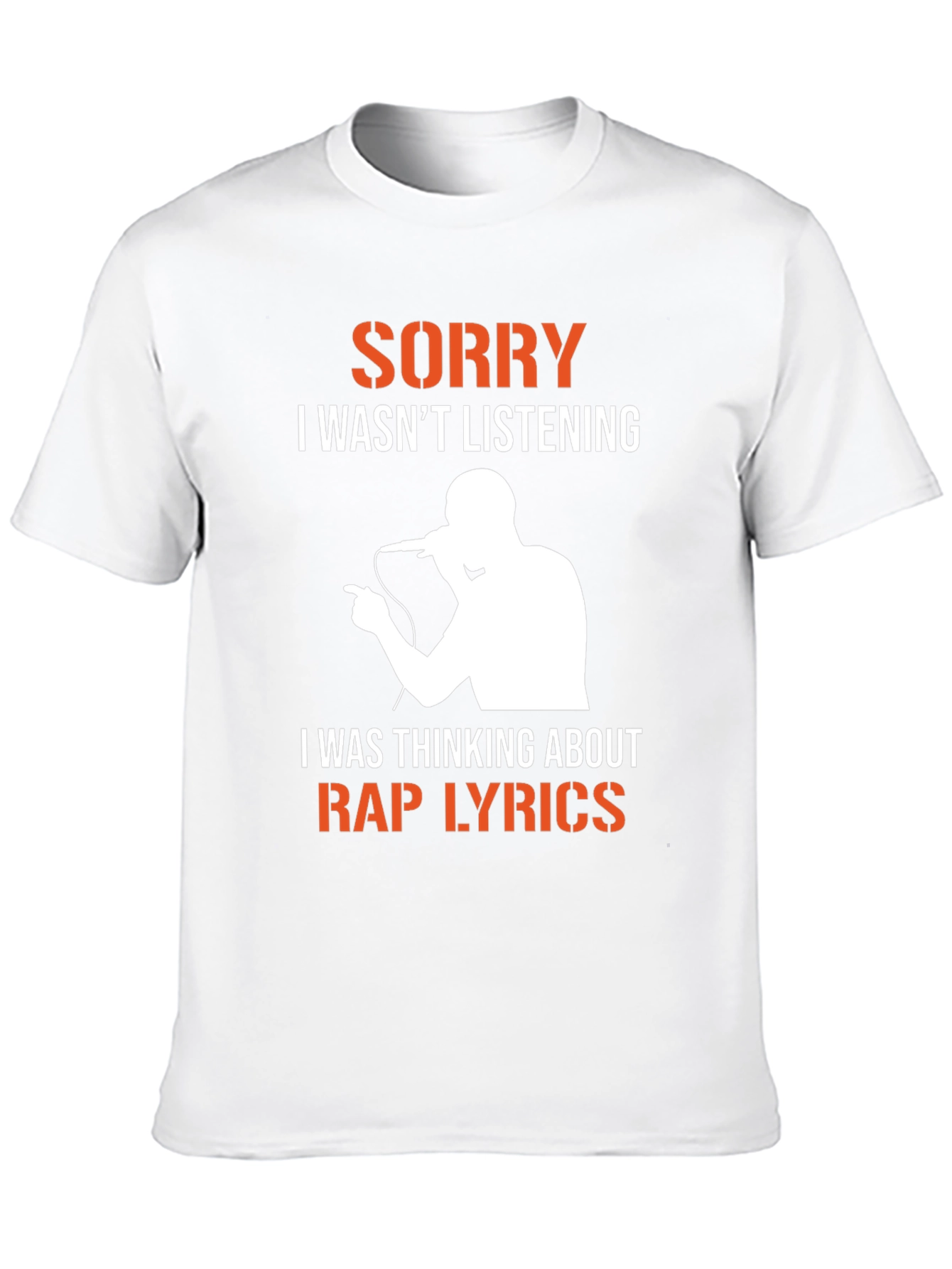 Rap Lyrics T-Shirt - Funny Musician Tee