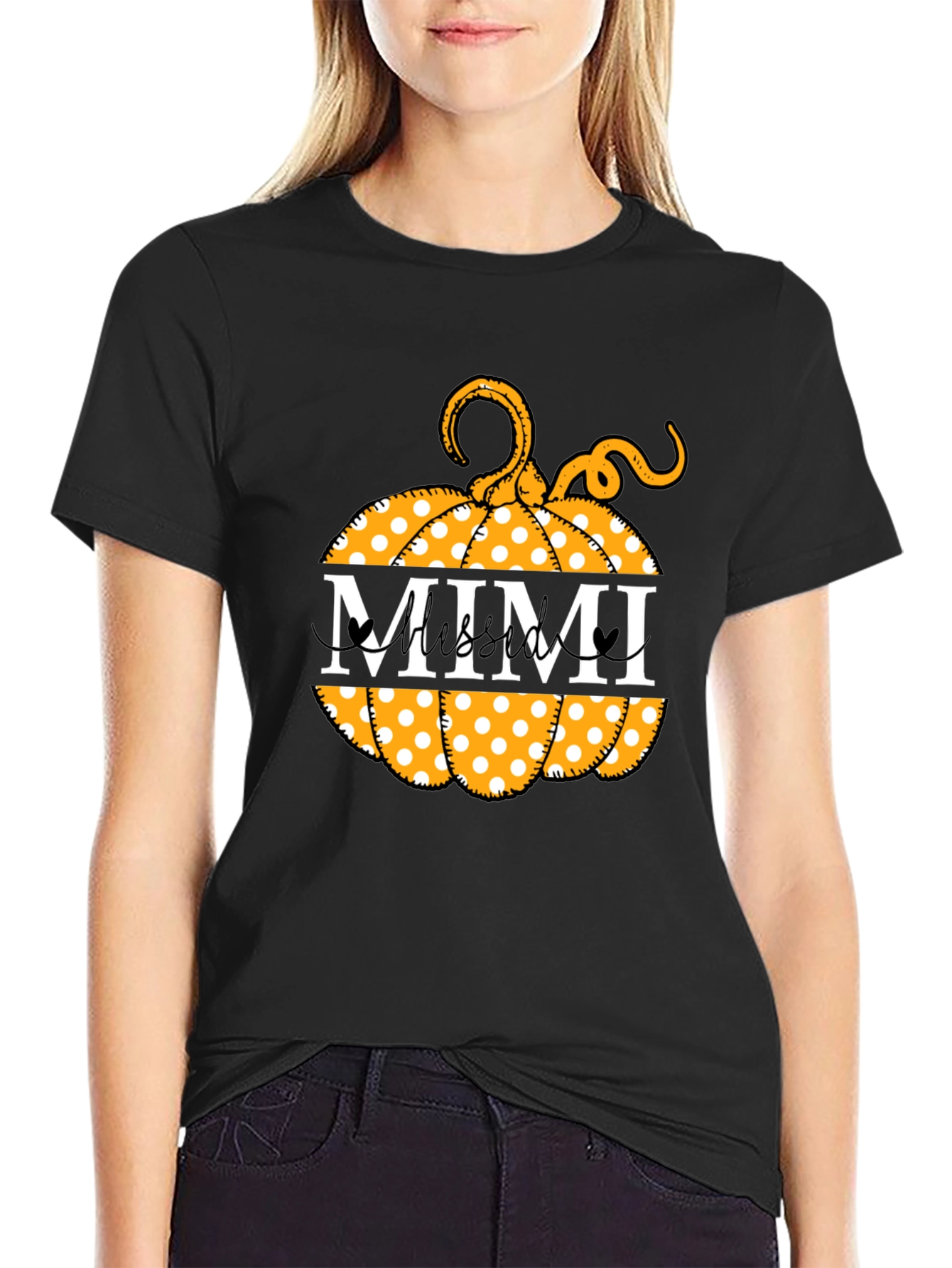 Mimi Pumpkin Patch Tee -  Fall Harvest Shirt