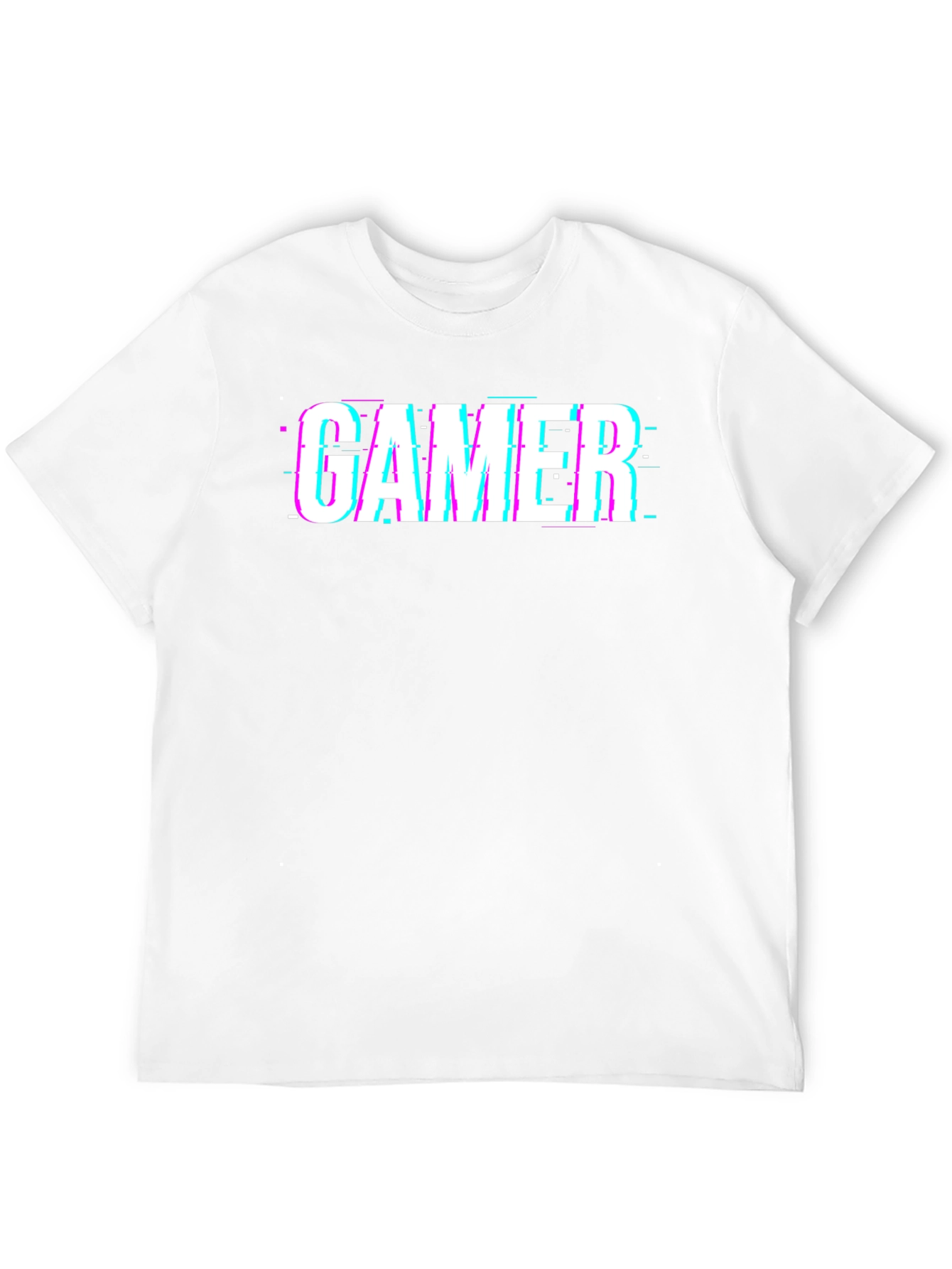 Gamer Glitch Black T-Shirt