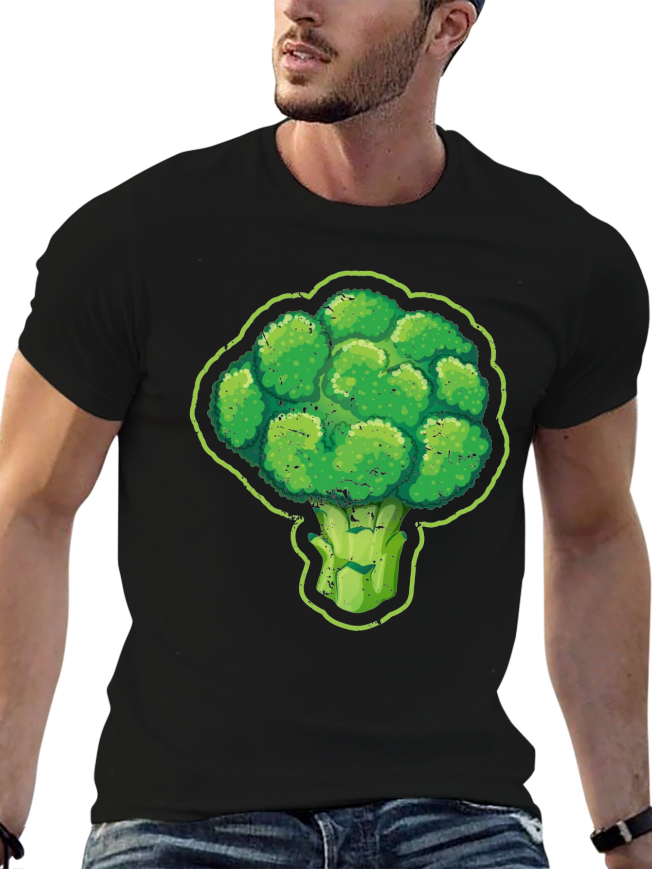 Broccoli Graphic T-Shirt - Healthy Eating Tee