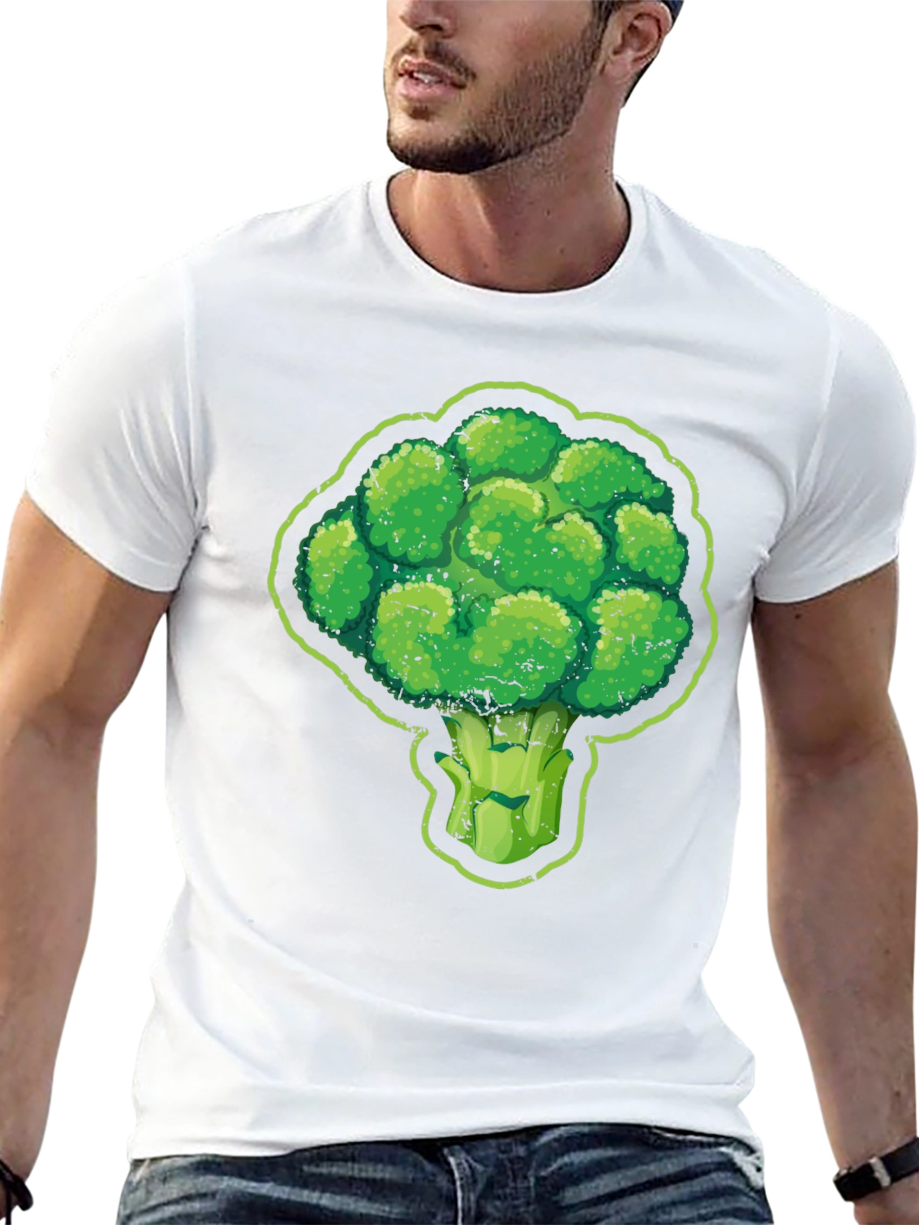 Broccoli Graphic T-Shirt - Healthy Eating Tee