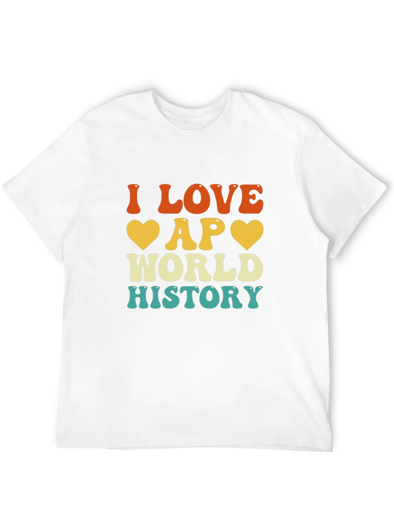 I Love AP World History T-Shirt