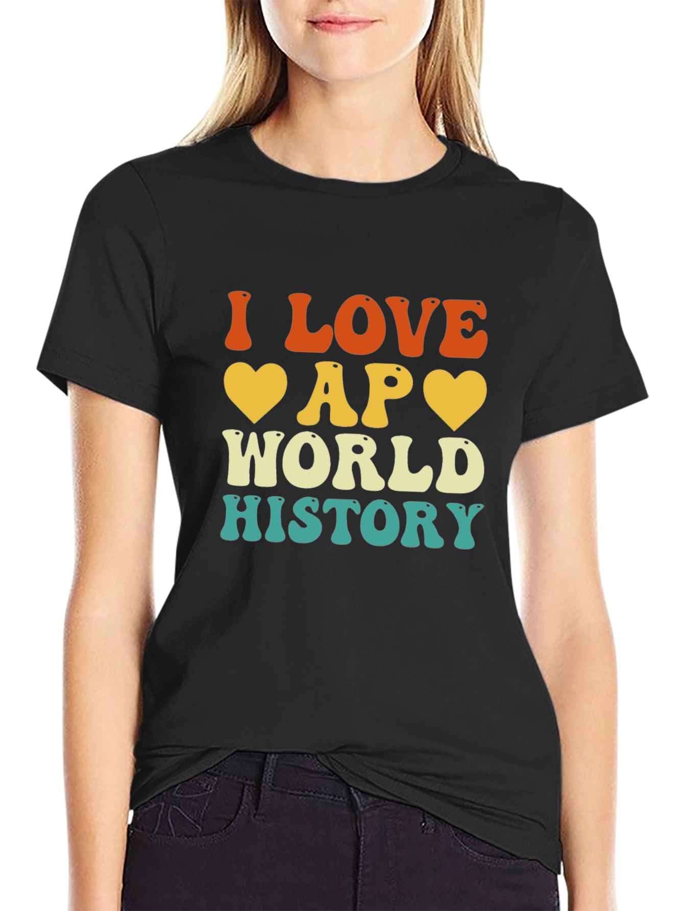 I Love AP World History T-Shirt