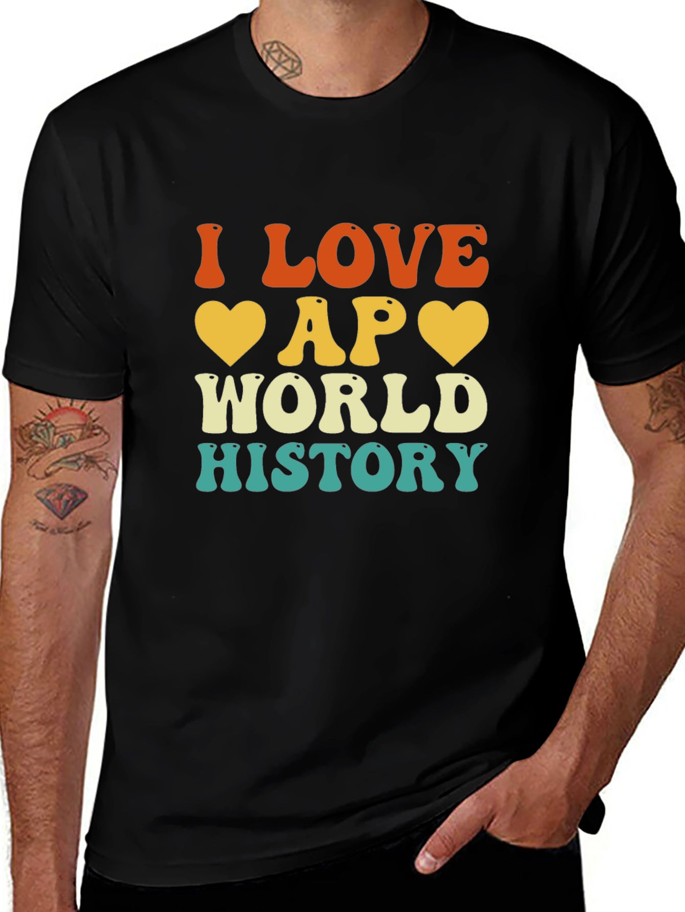 I Love AP World History T-Shirt