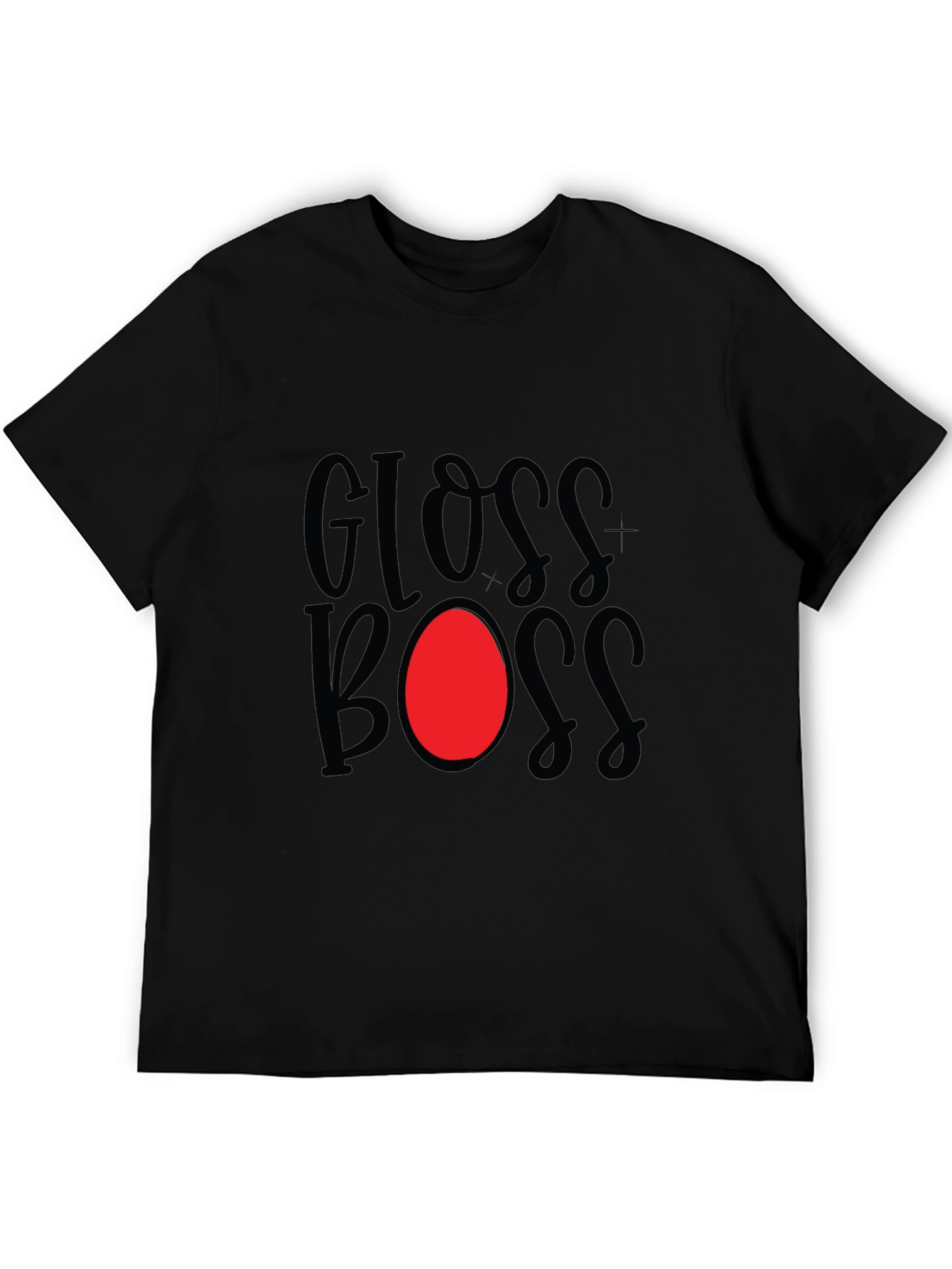 Gloss Boss Graphic Tee - Stylish Black T-Shirt
