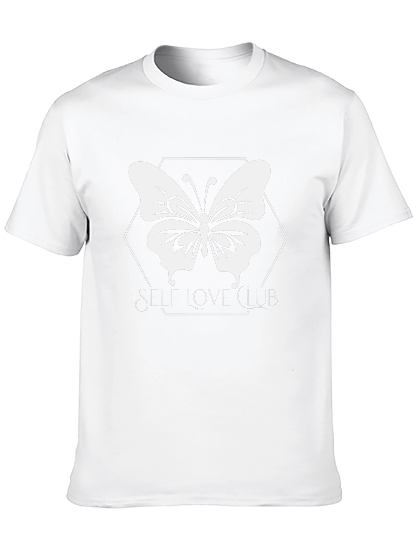 Self Love Club Butterfly Graphic T-Shirt - Black