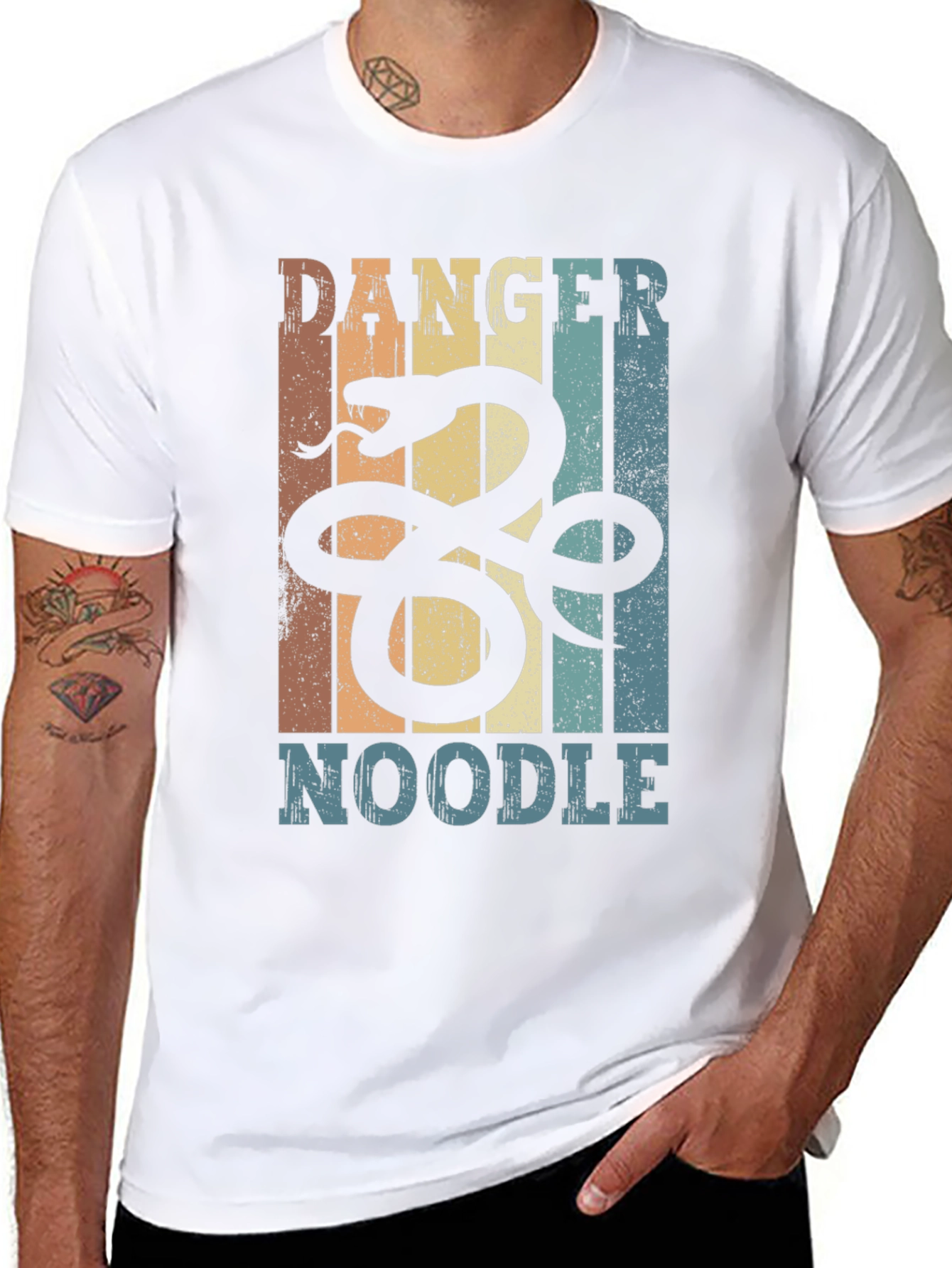 Danger Noodle Snake Graphic T-Shirt