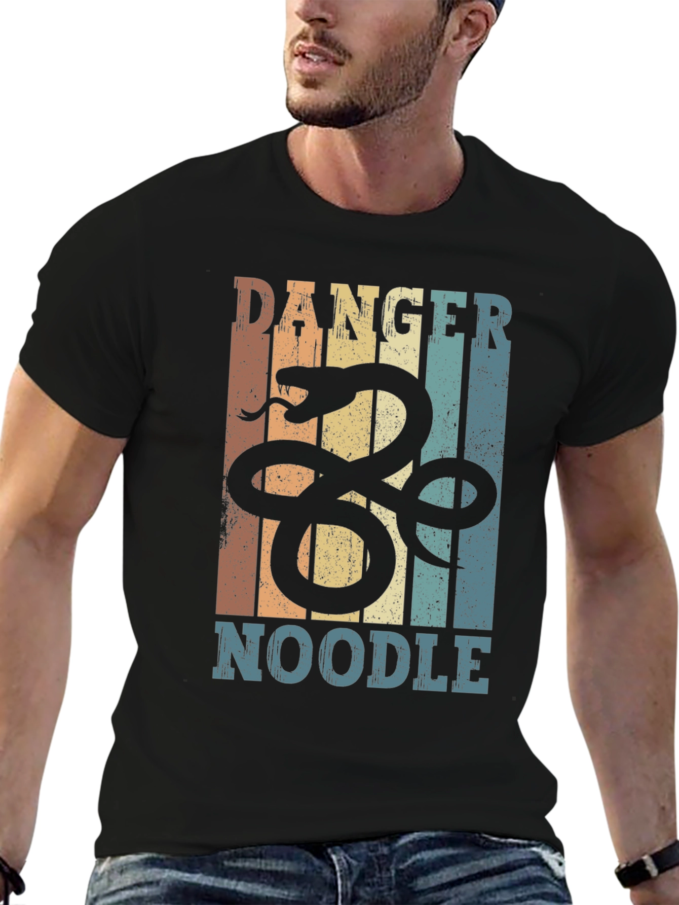 Danger Noodle Snake Graphic T-Shirt
